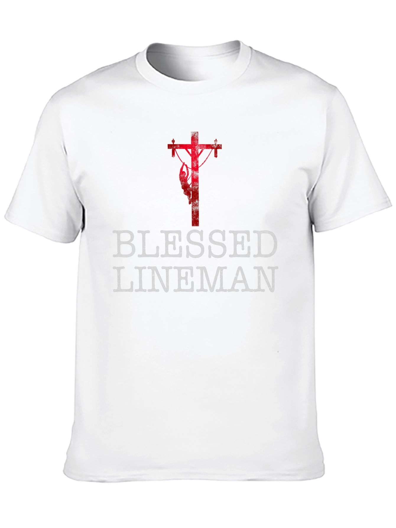 Blessed Lineman Graphic Tee