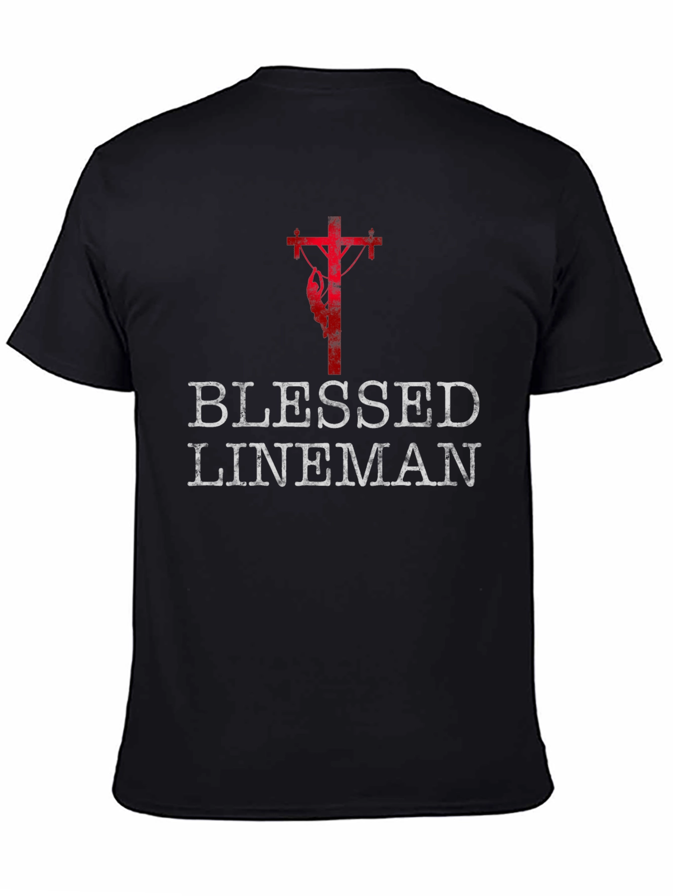 Blessed Lineman Graphic Tee