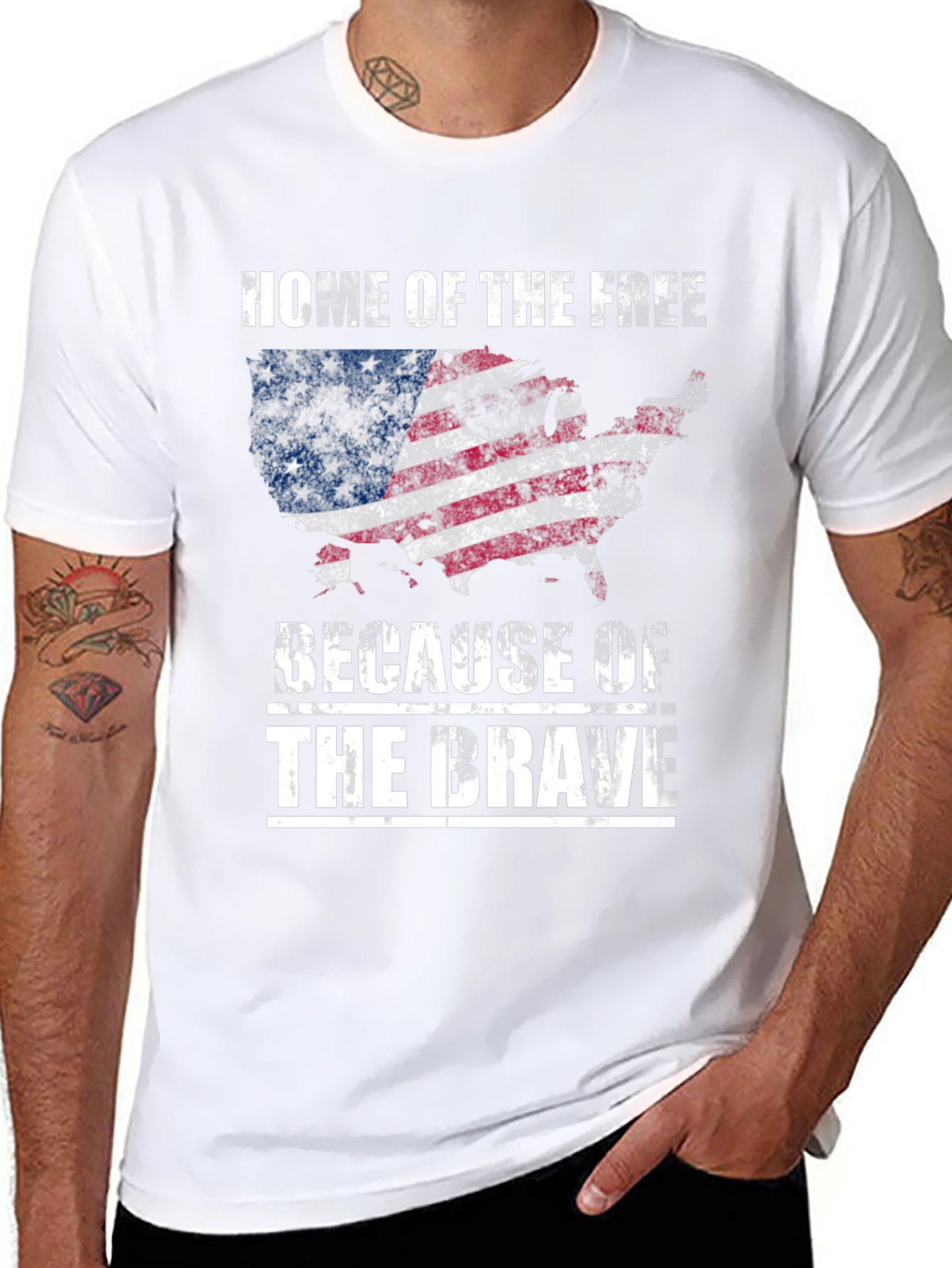 Home of the Free Patriotic T-Shirt