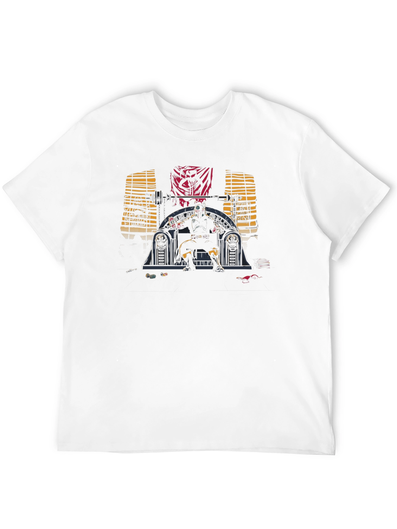 Retro Sci-Fi Throne T-Shirt