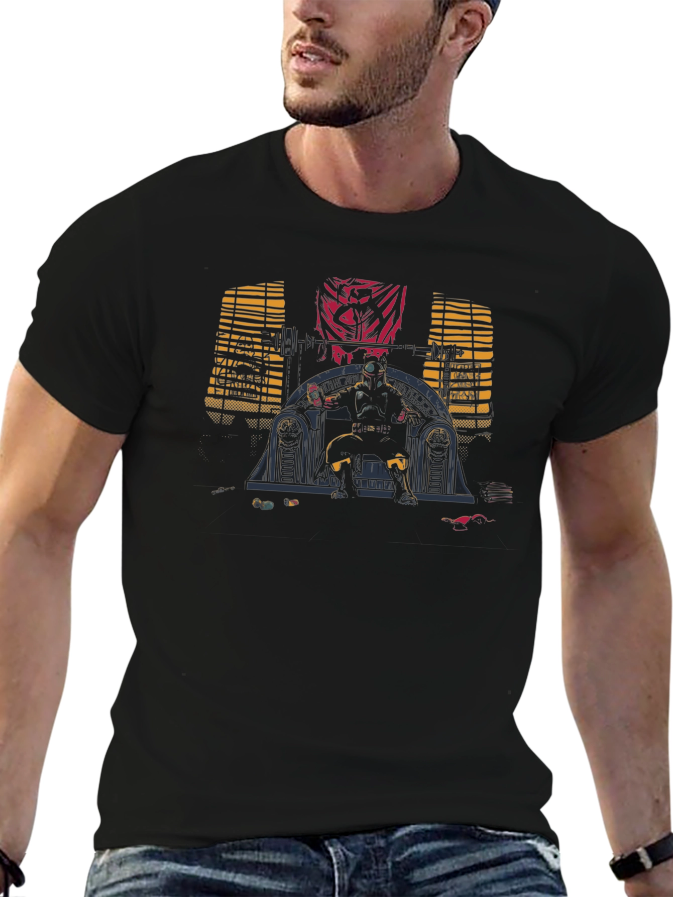 Retro Sci-Fi Throne T-Shirt