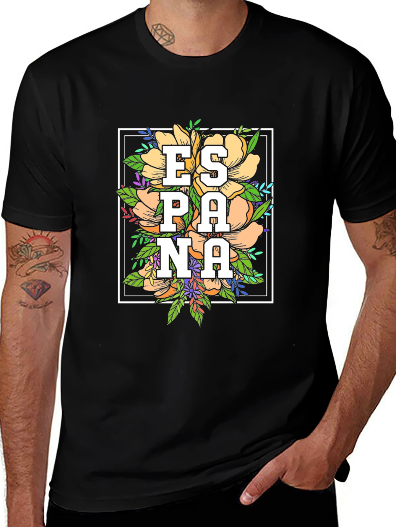 España Floral T-Shirt - Spanish Pride Tee