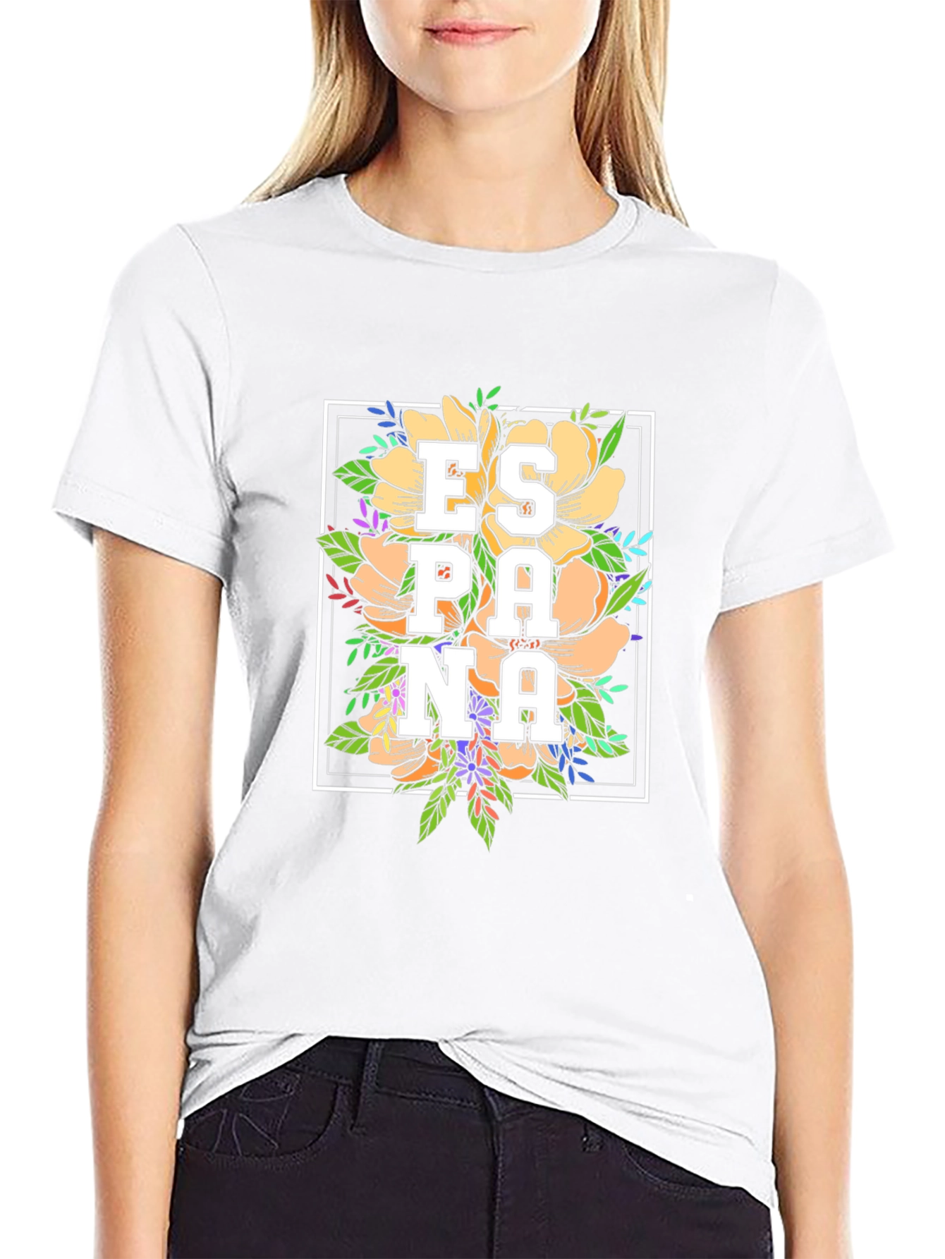 España Floral T-Shirt - Spanish Pride Tee