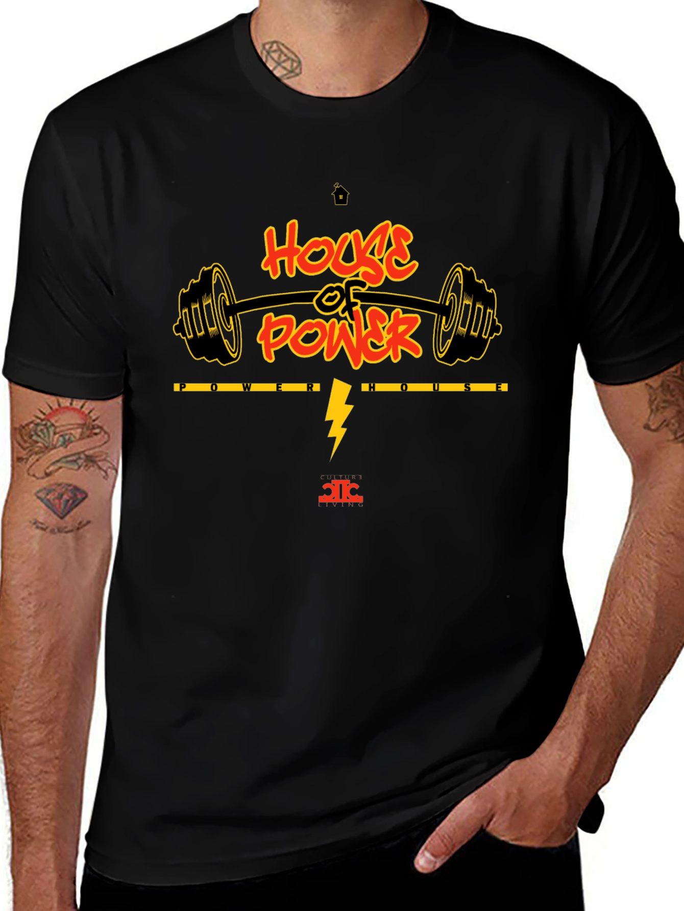 House of Power Black T-Shirt
