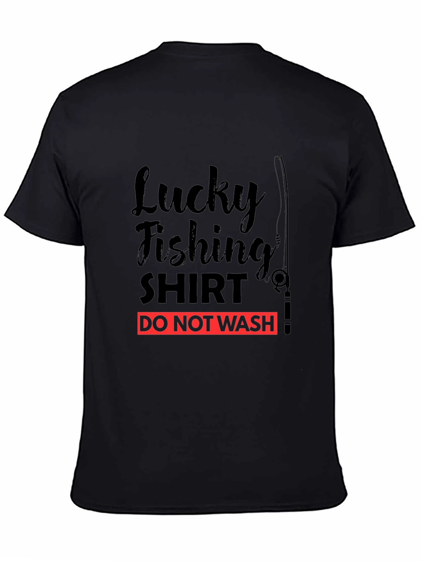 Lucky Fishing Shirt - Novelty Fisherman Tee
