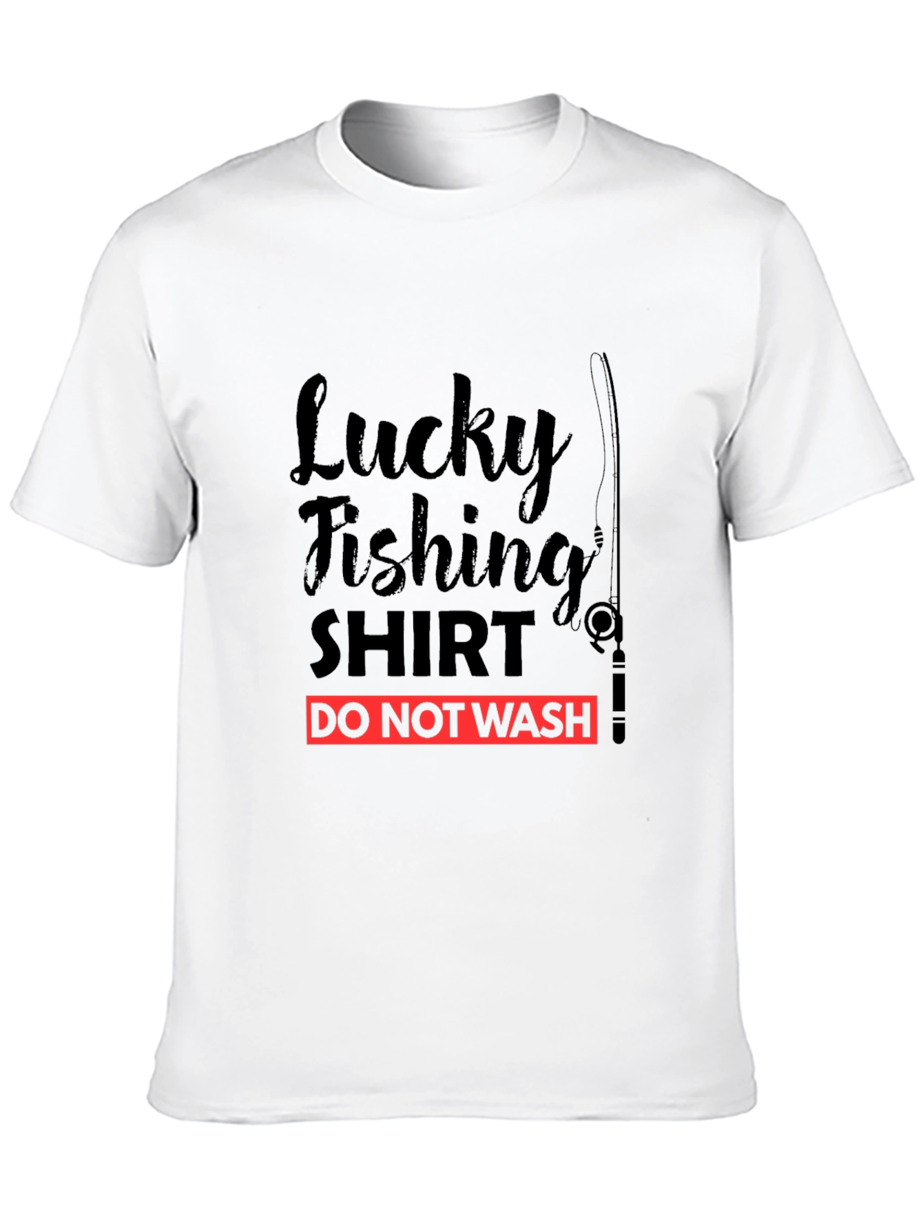Lucky Fishing Shirt - Novelty Fisherman Tee