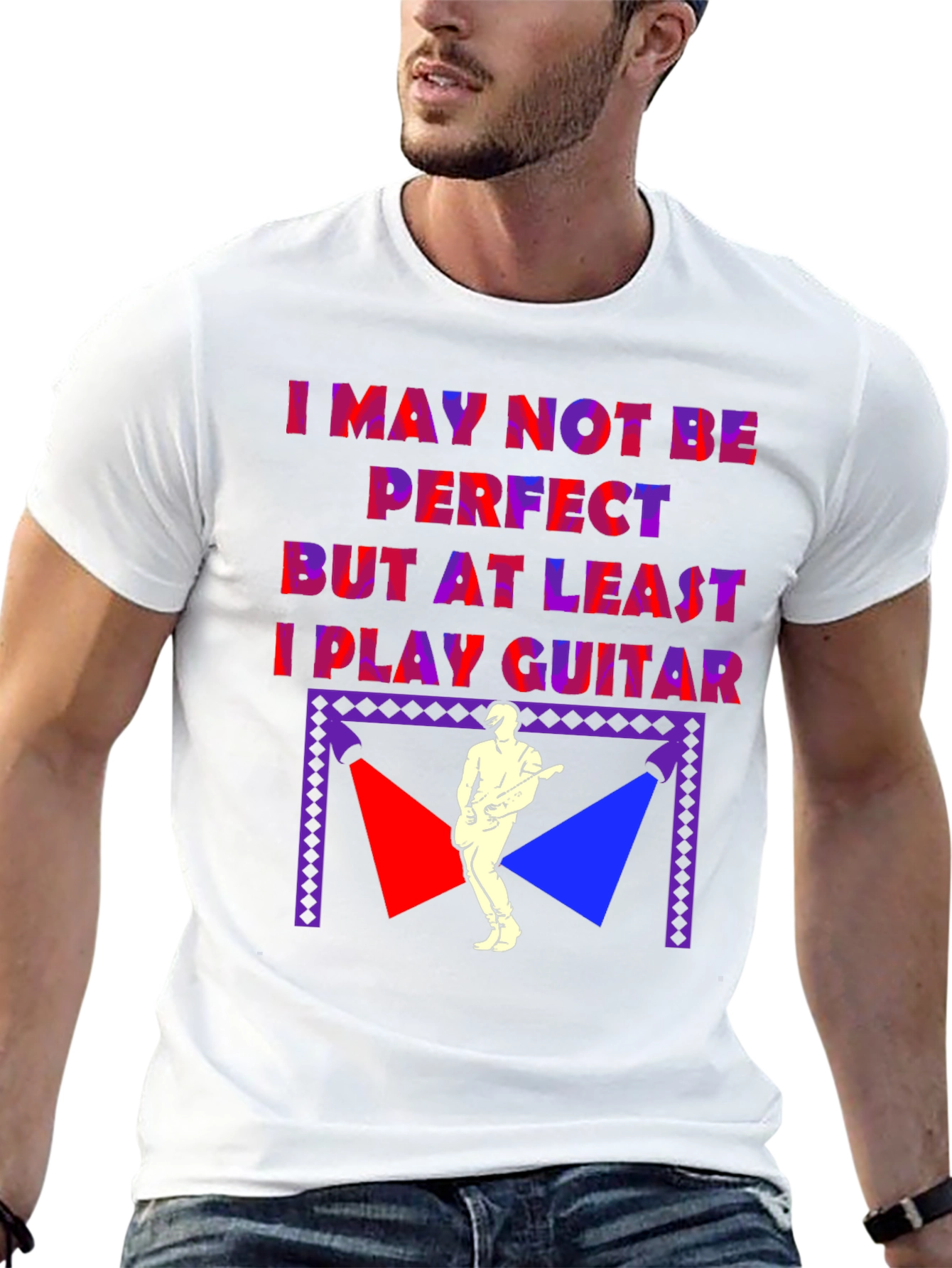 Guitar Player Graphic T-Shirt