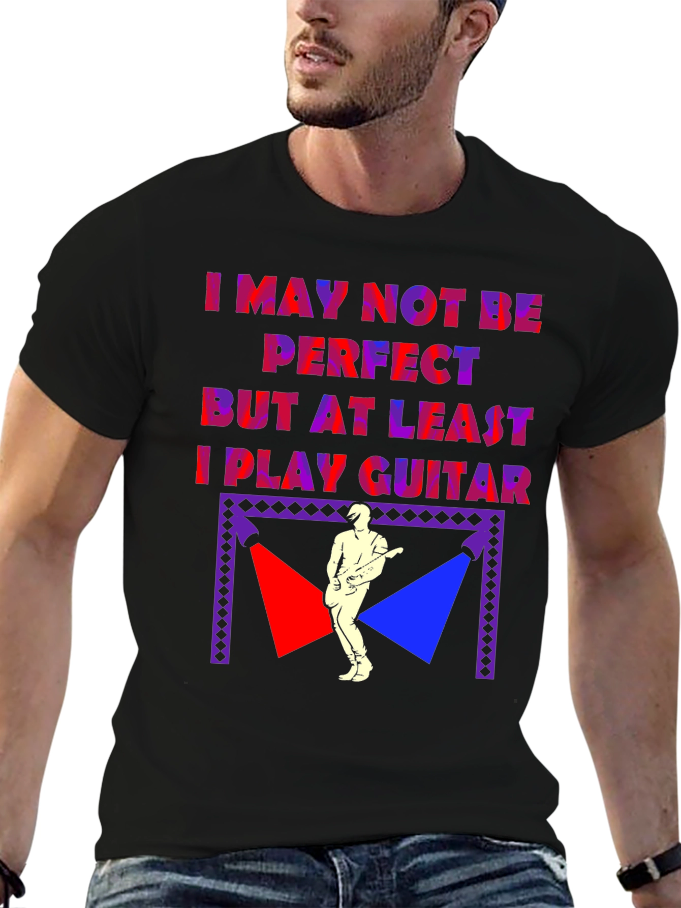 Guitar Player Graphic T-Shirt