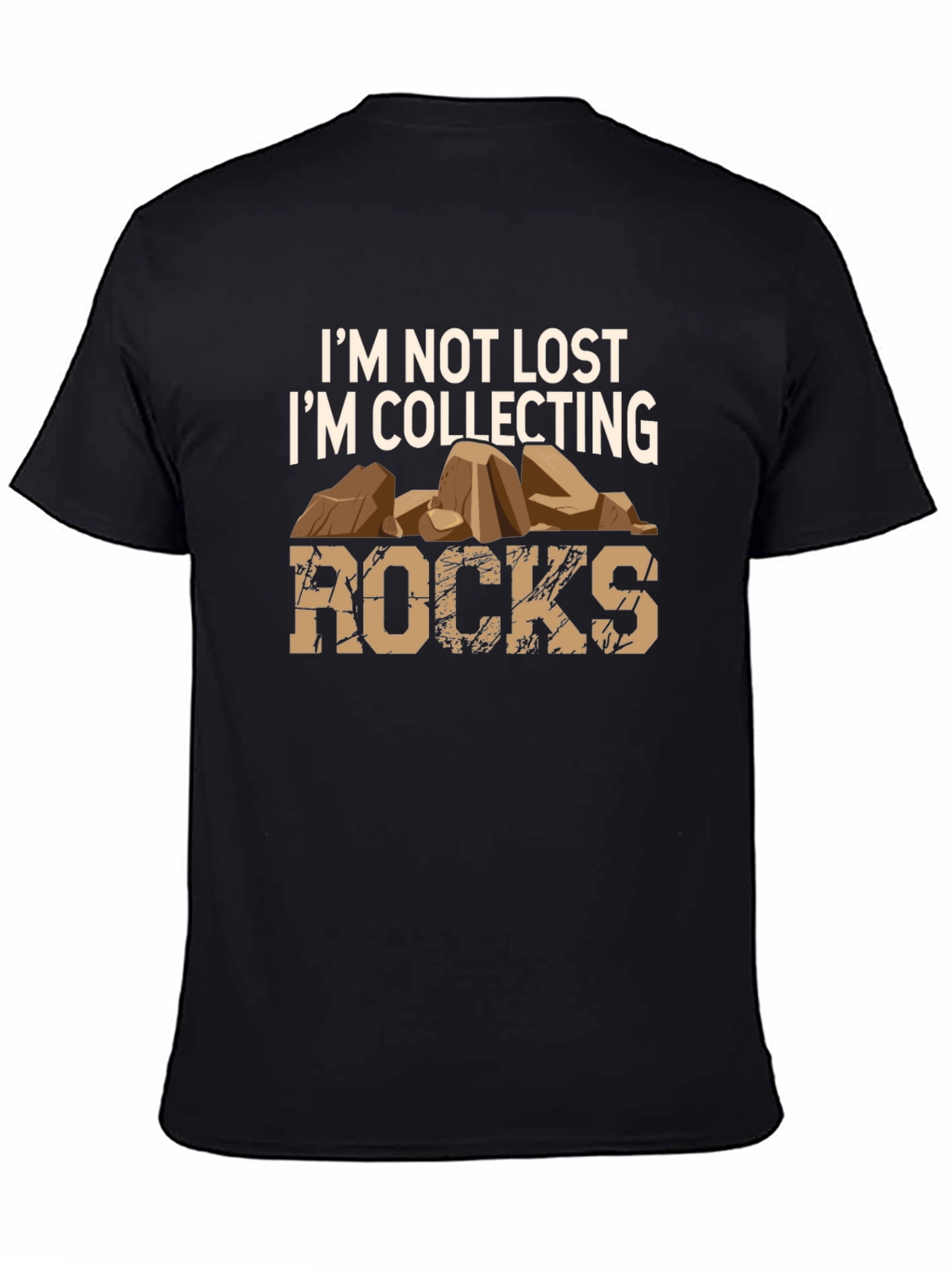 Im Collecting Rocks Mens T-Shirt