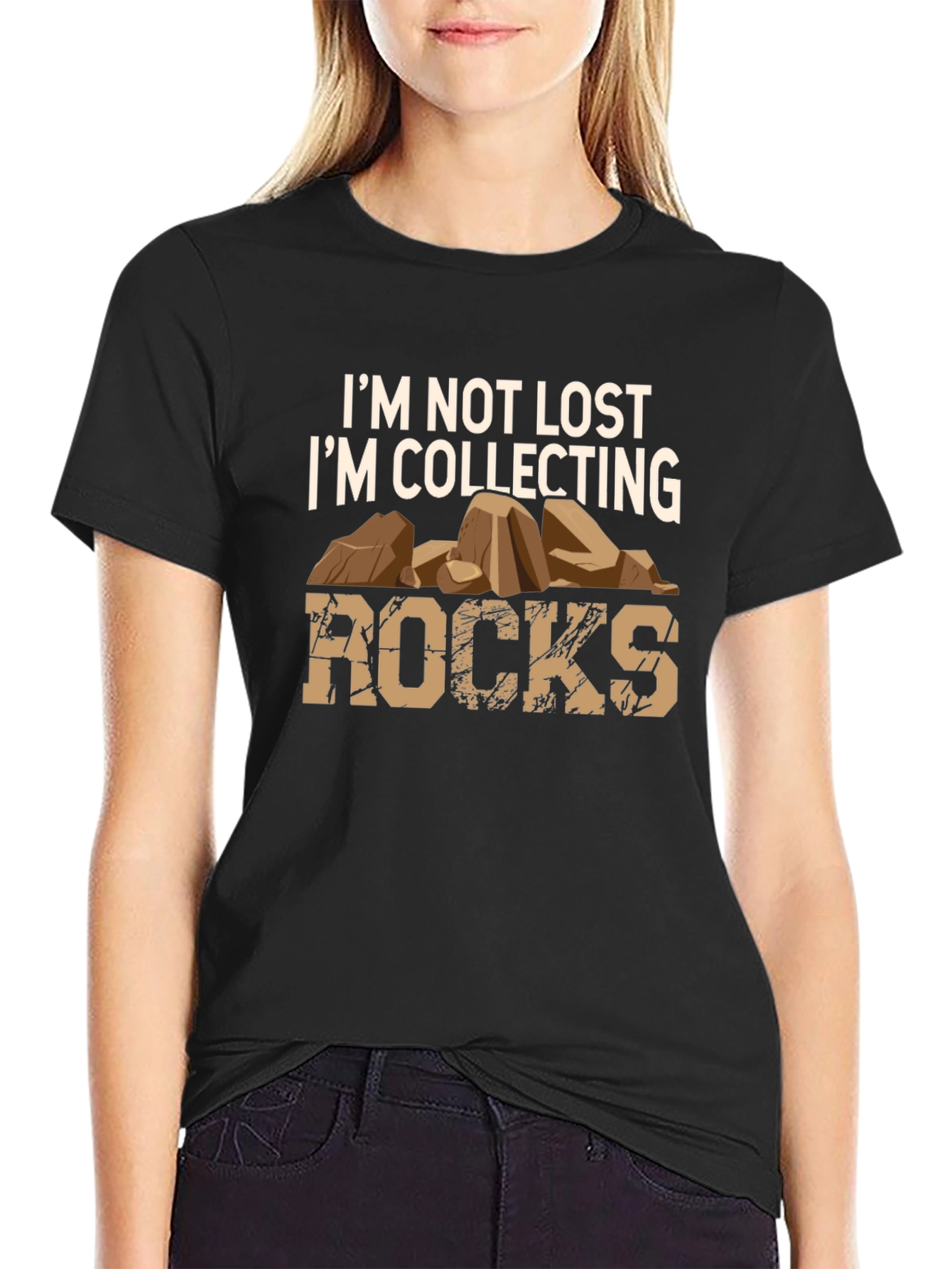Im Collecting Rocks Mens T-Shirt