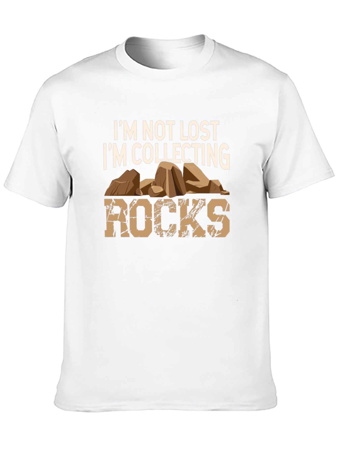 Im Collecting Rocks Mens T-Shirt