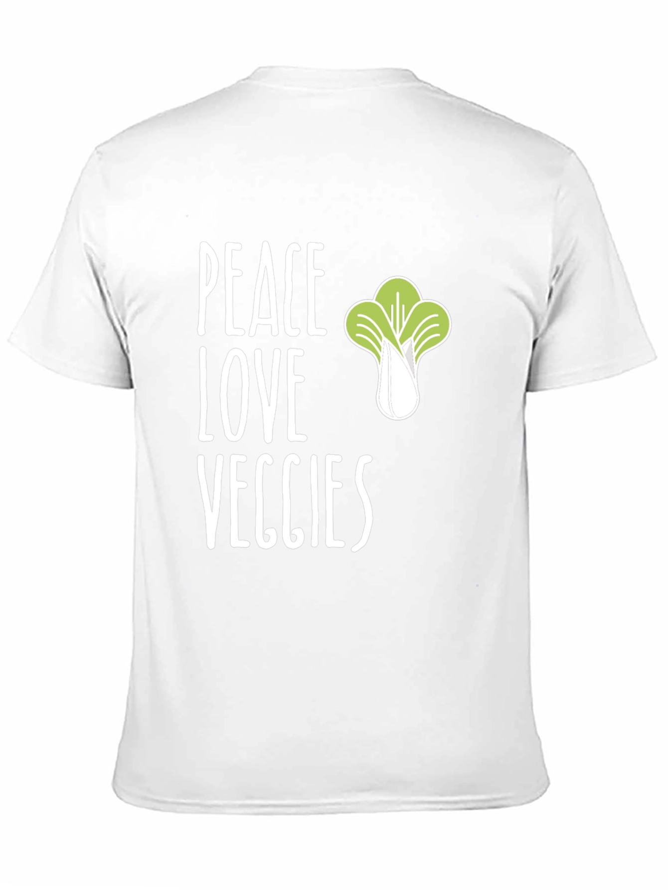 Peace Love Veggies Graphic T-Shirt