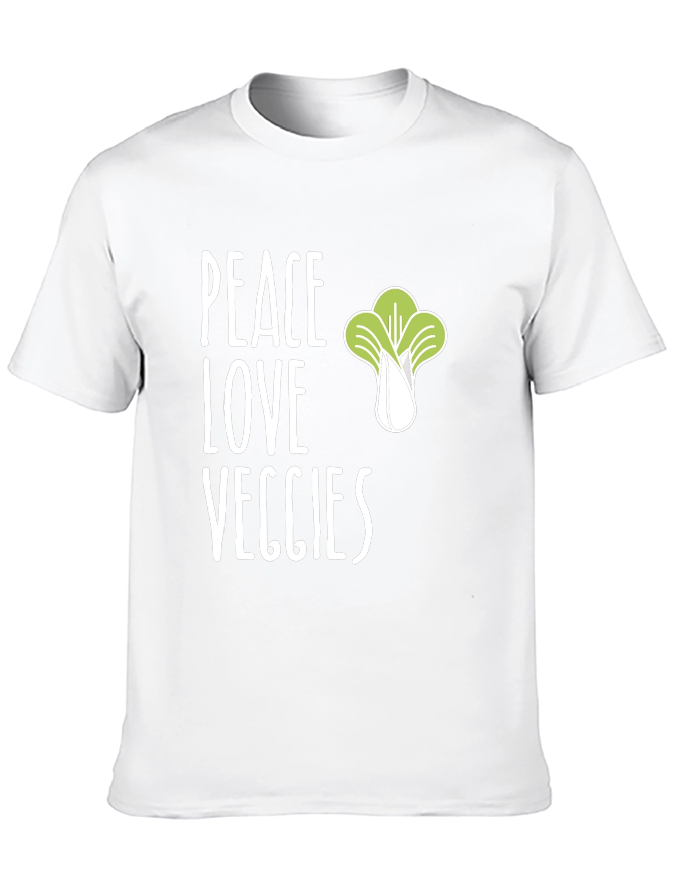 Peace Love Veggies Graphic T-Shirt