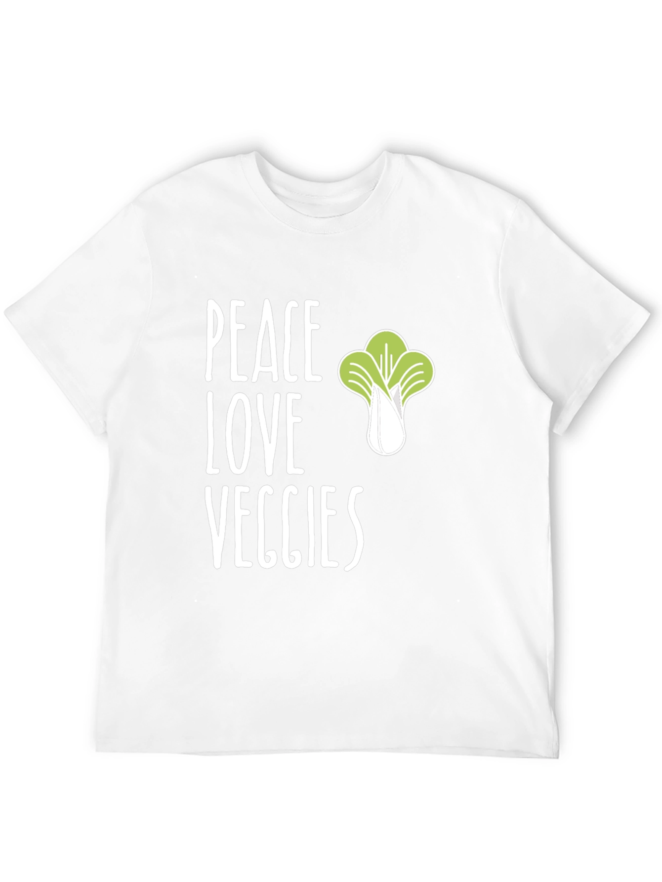 Peace Love Veggies Graphic T-Shirt