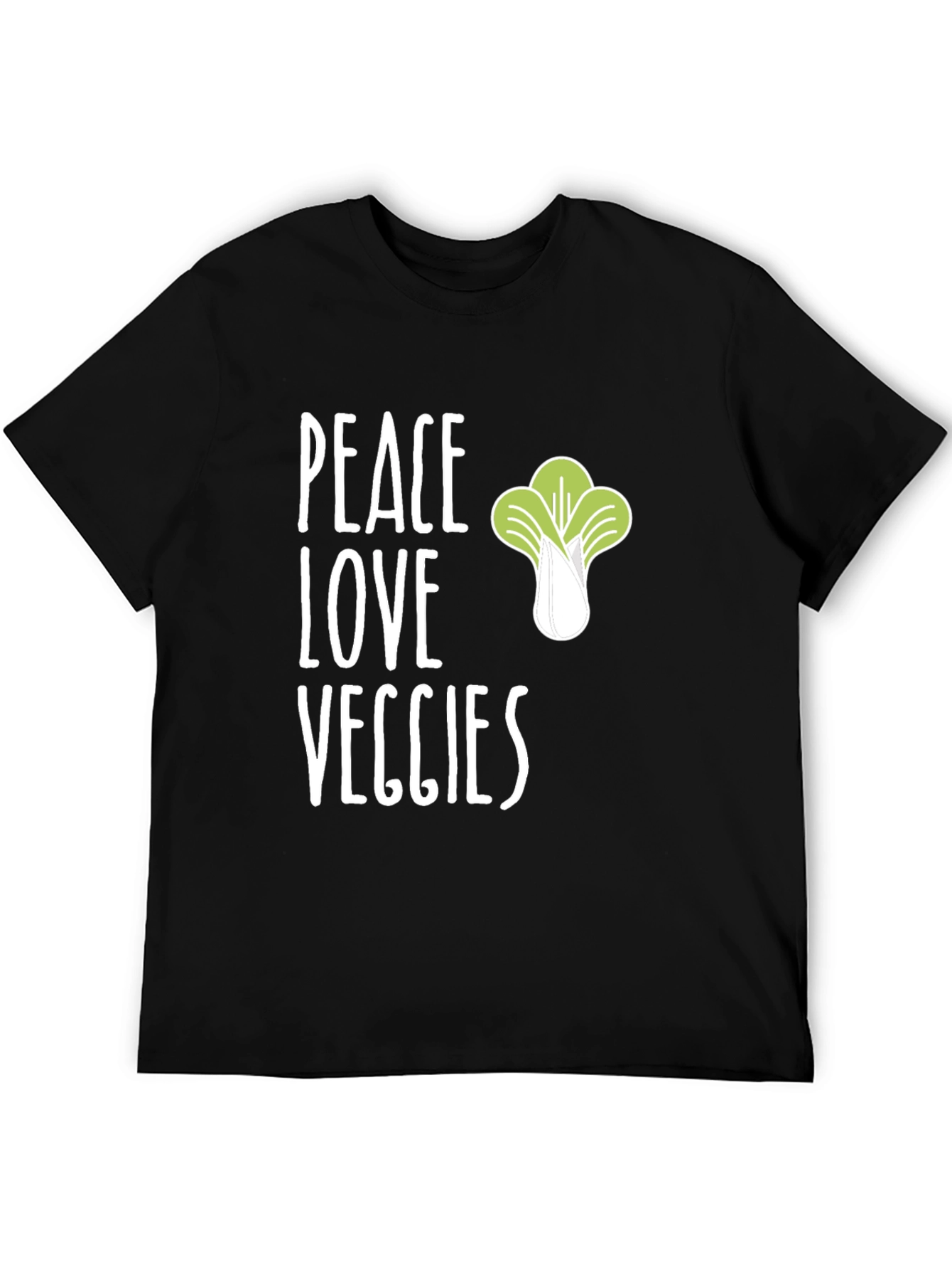 Peace Love Veggies Graphic T-Shirt