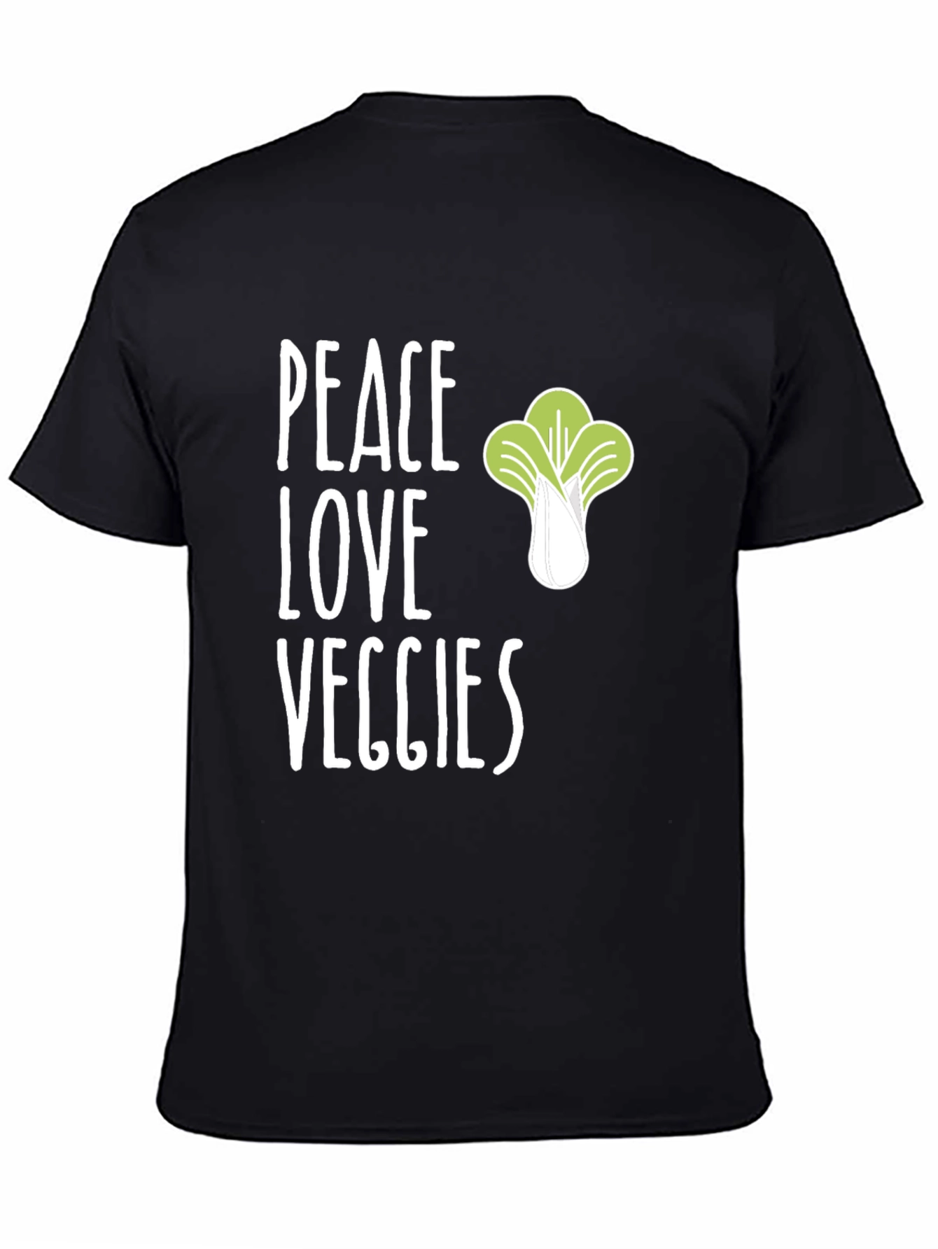 Peace Love Veggies Graphic T-Shirt