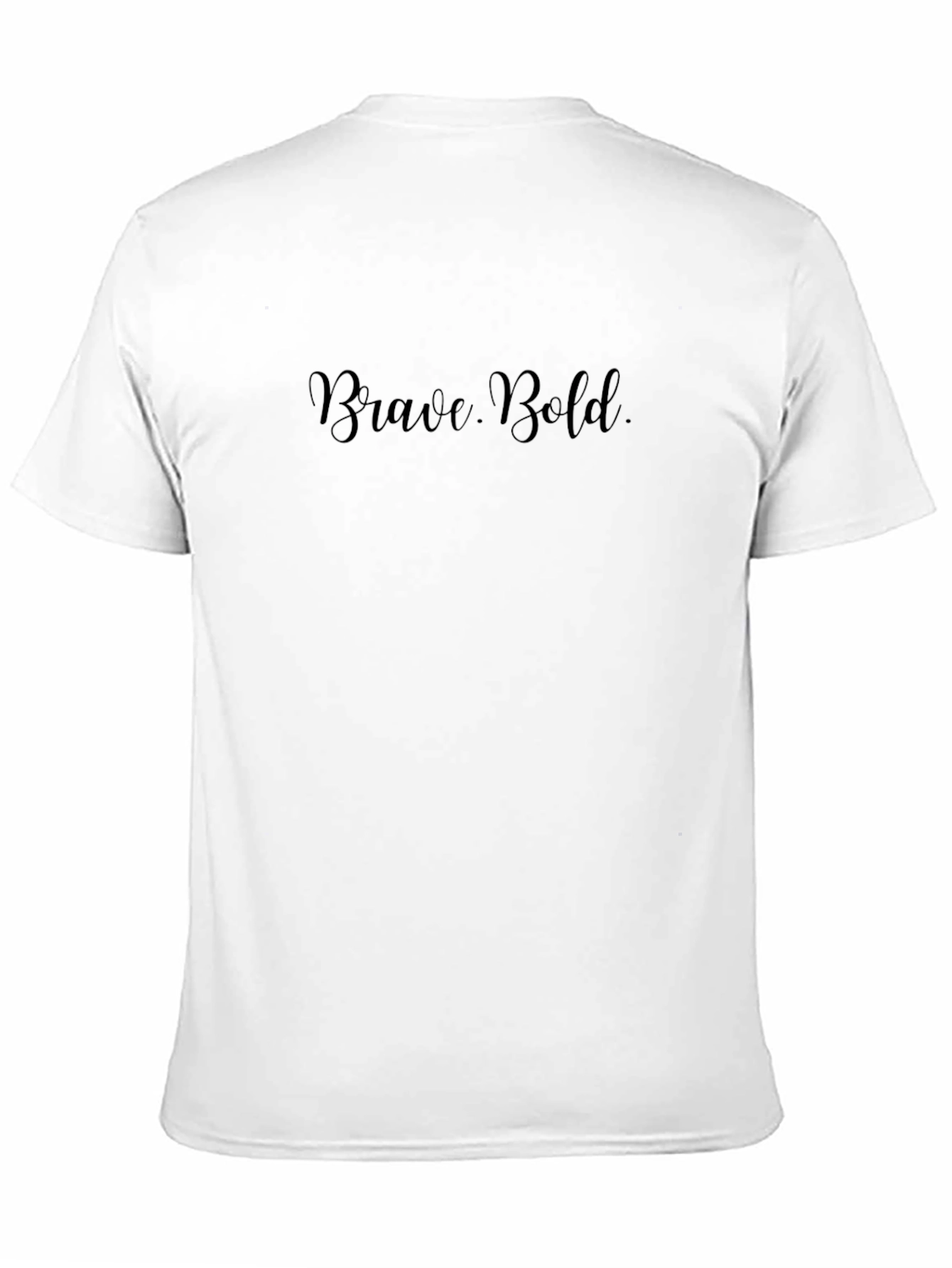 Brave Bold Black T-Shirt - Stylish & Versatile