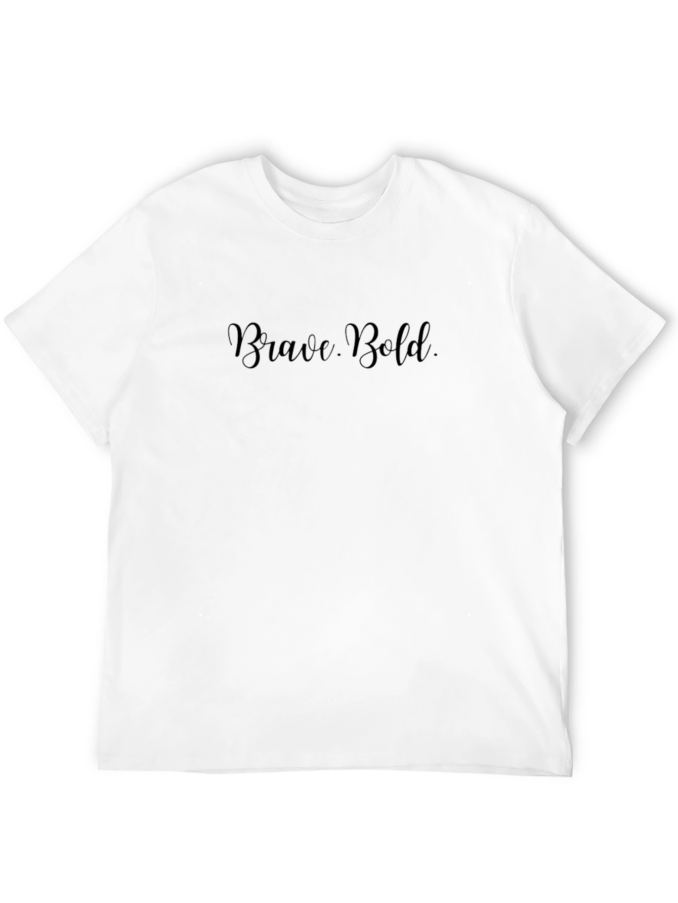 Brave Bold Black T-Shirt - Stylish & Versatile