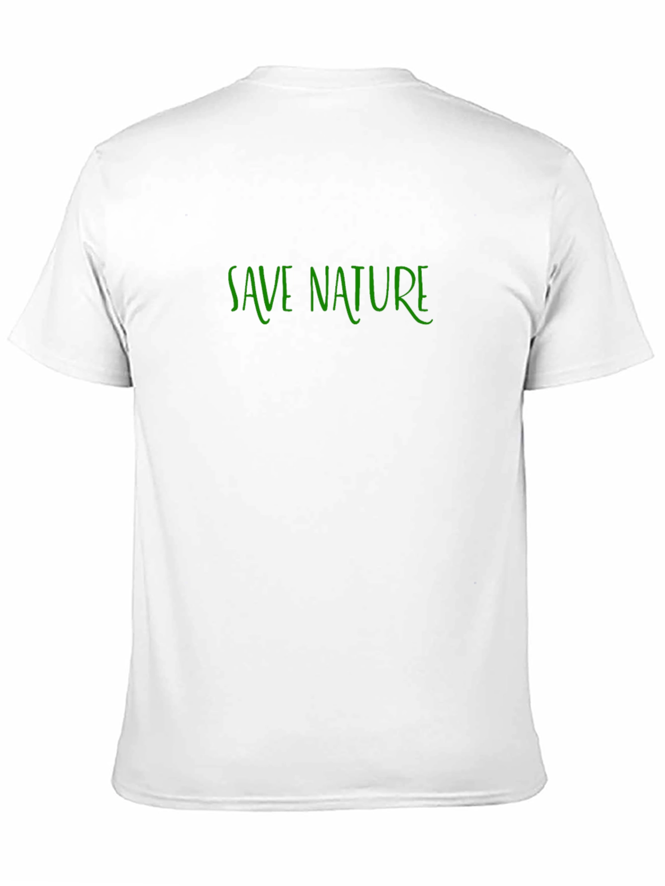 Save Nature Graphic Tee - Black