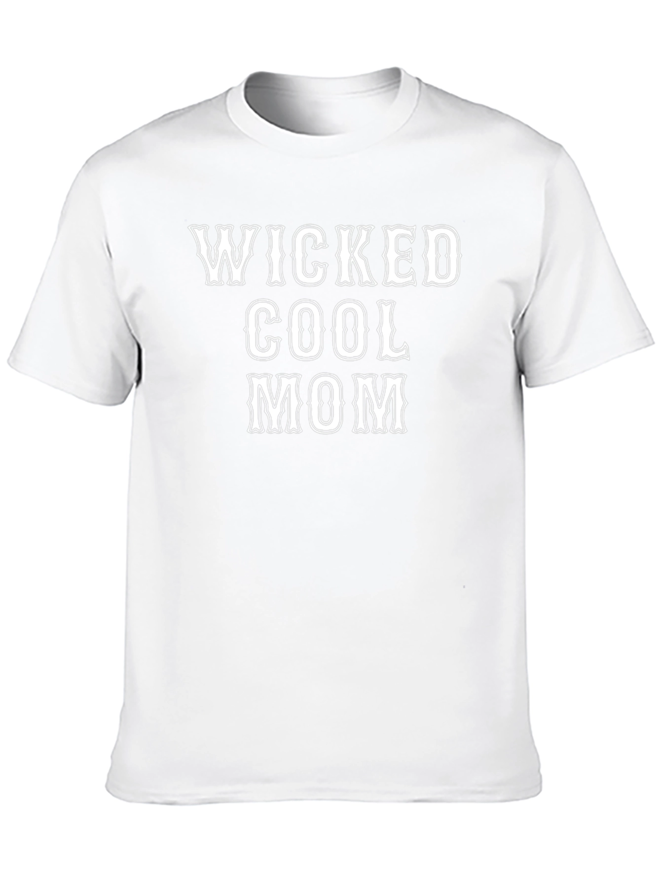 Wicked Cool Mom Graphic T-Shirt - Black