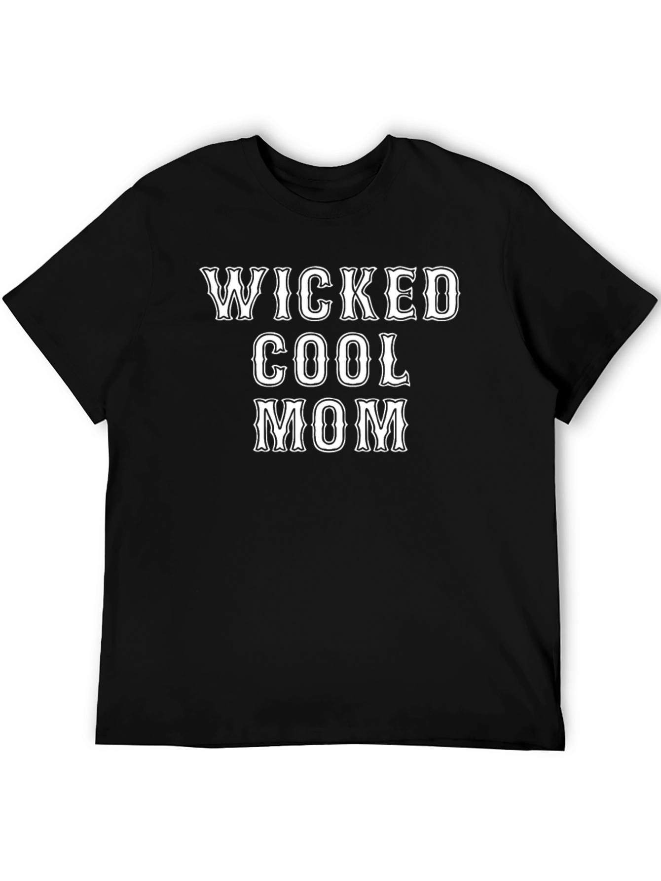 Wicked Cool Mom Graphic T-Shirt - Black