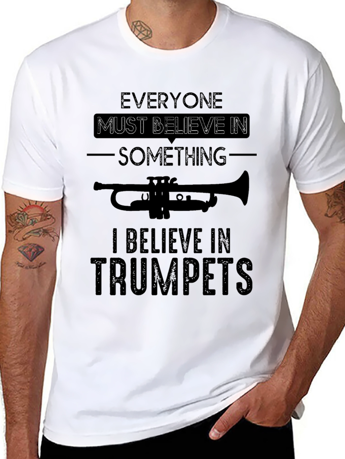Trumpet Believer Graphic T-Shirt