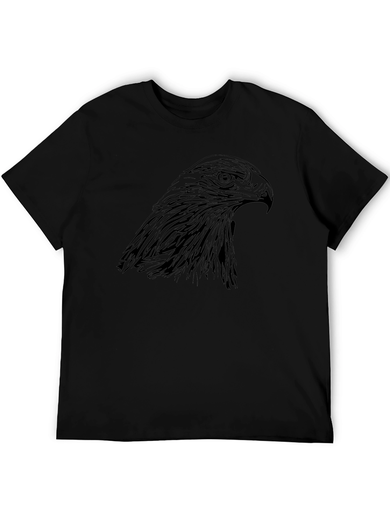 Eagle Graphic Black T-Shirt - Mens