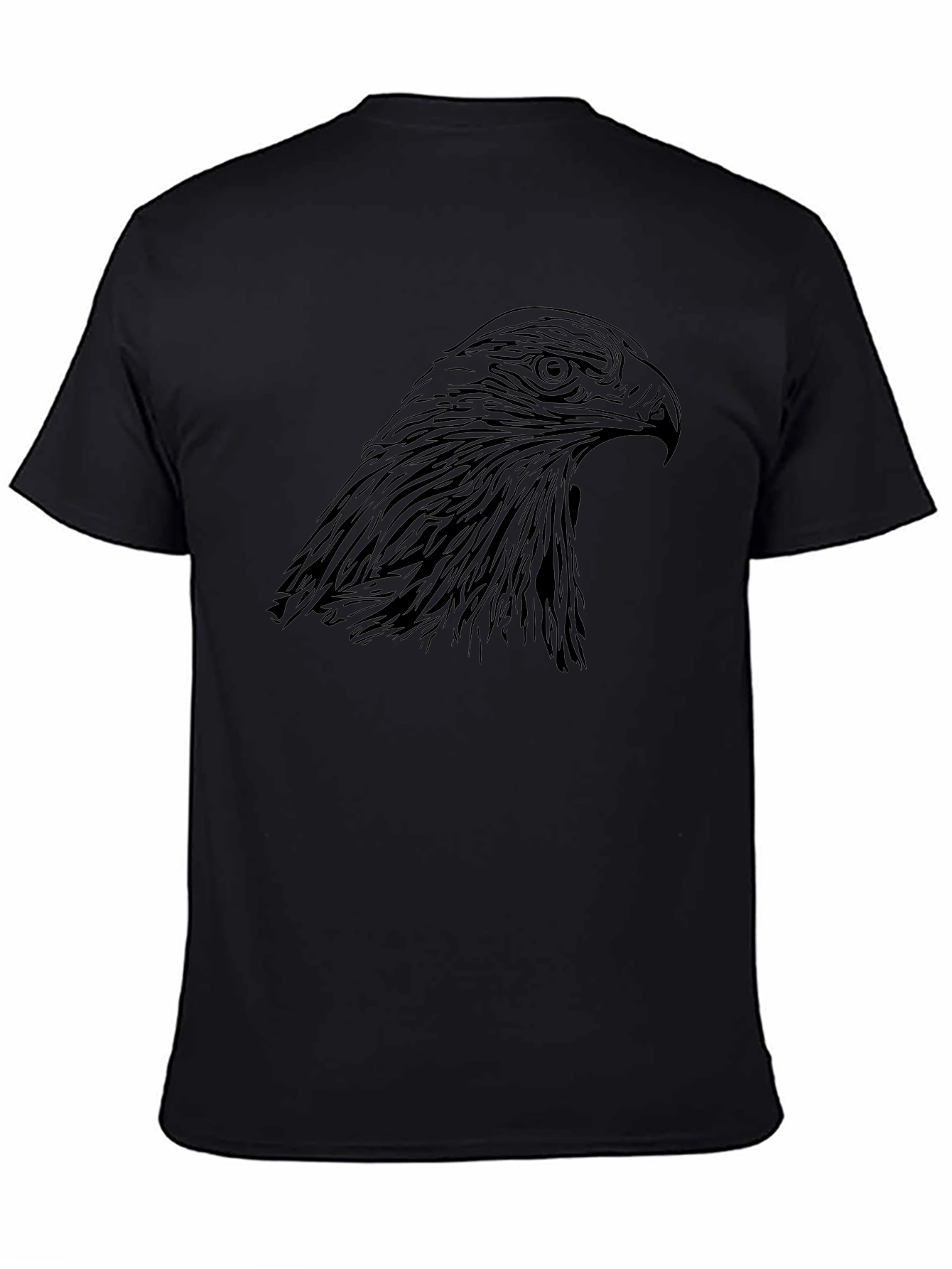 Eagle Graphic Black T-Shirt - Mens