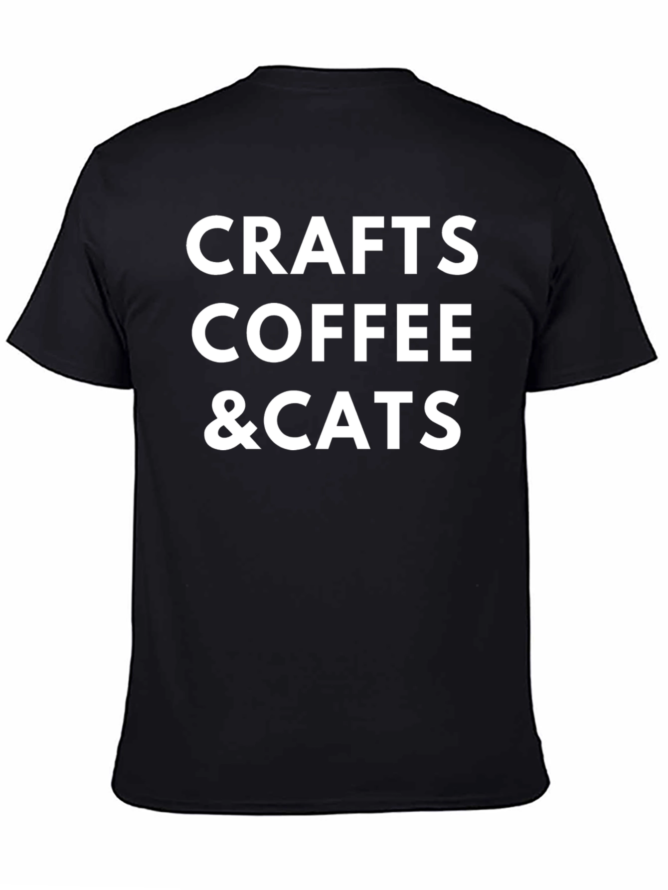 Crafts Coffee & Cats Graphic T-Shirt