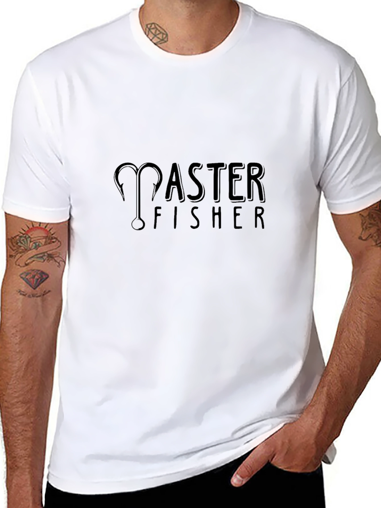 Master Fisher Black T-Shirt
