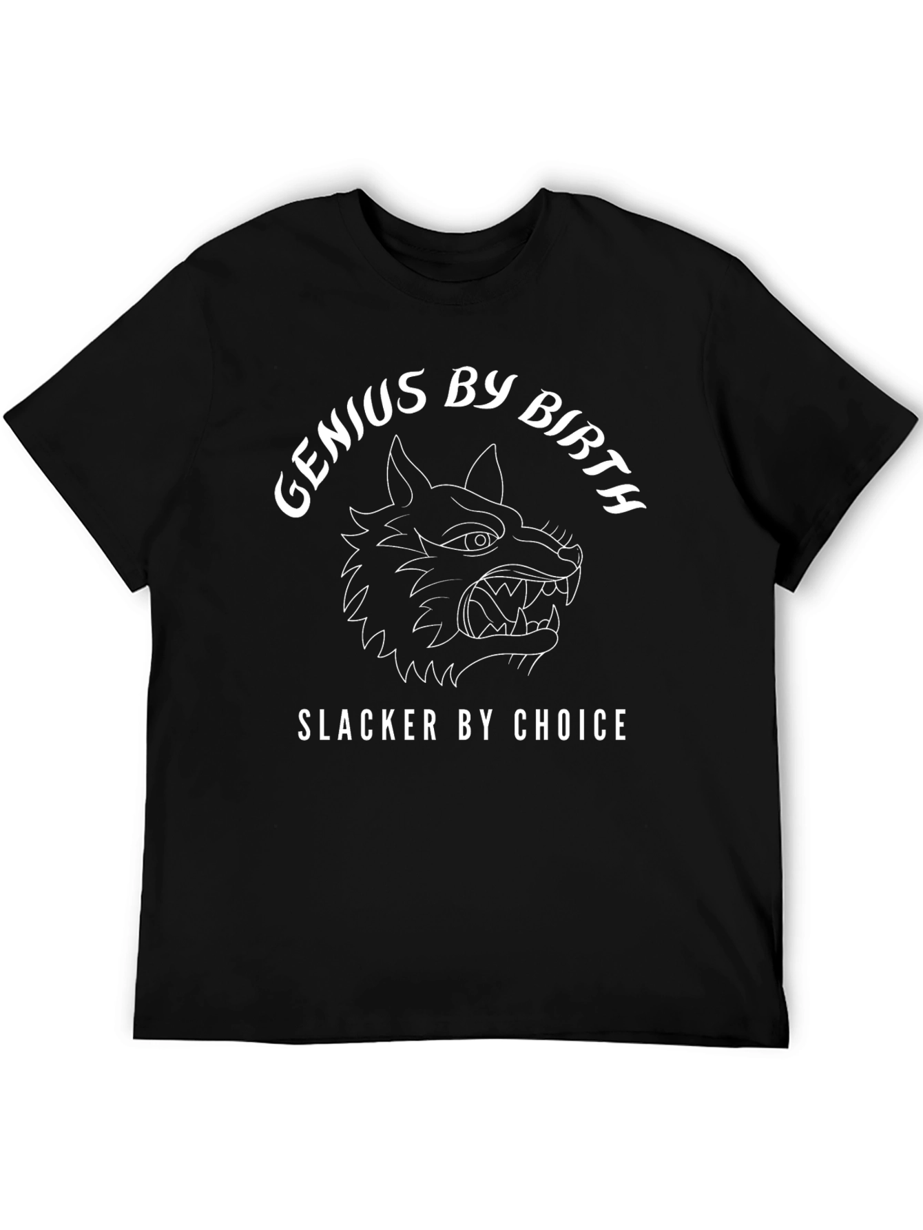 Genius by Birth Slacker by Choice Graphic Tee