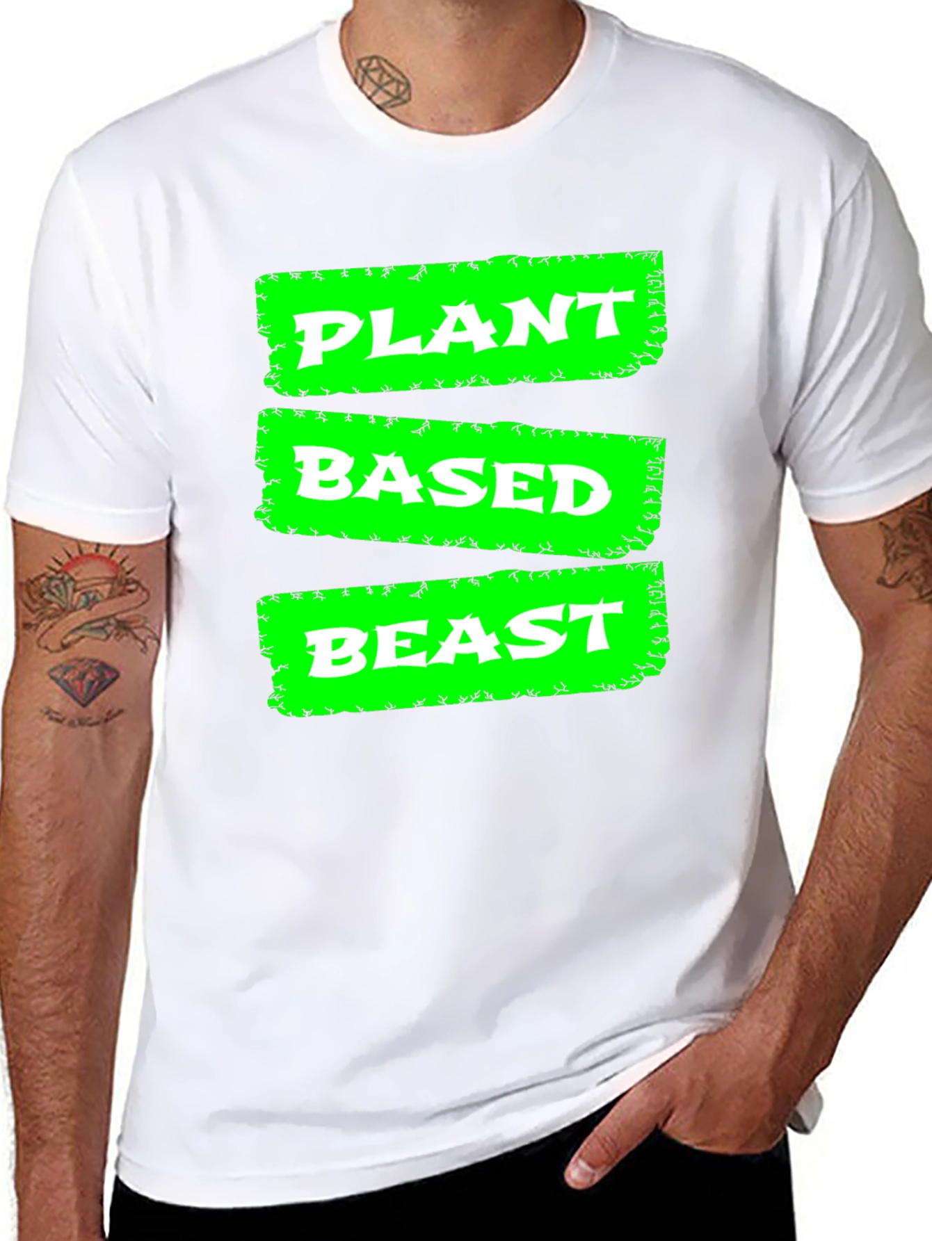 Plant Based Beast T-Shirt - Vegan Power!