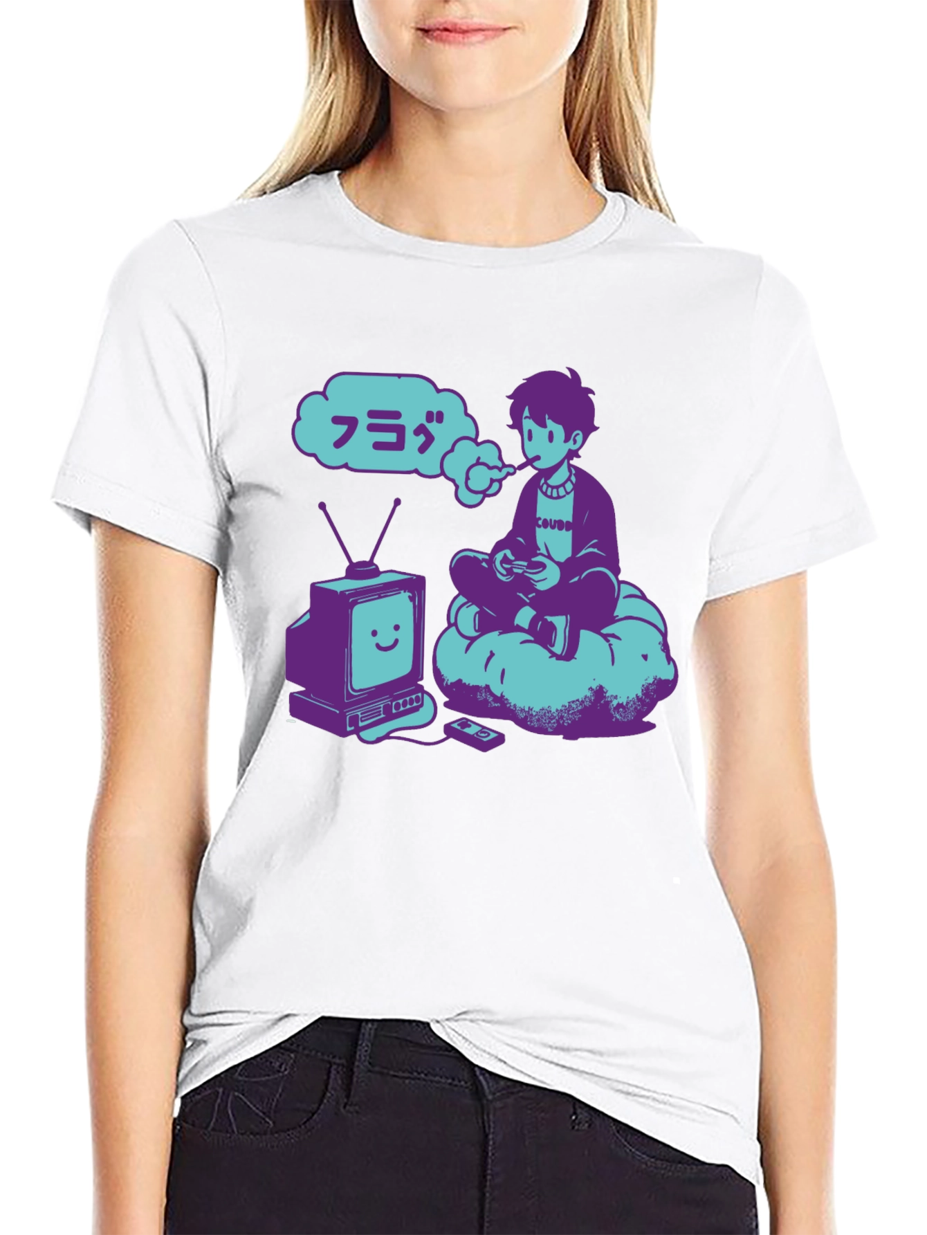 Retro Gamer T-Shirt - Vaporwave Aesthetic