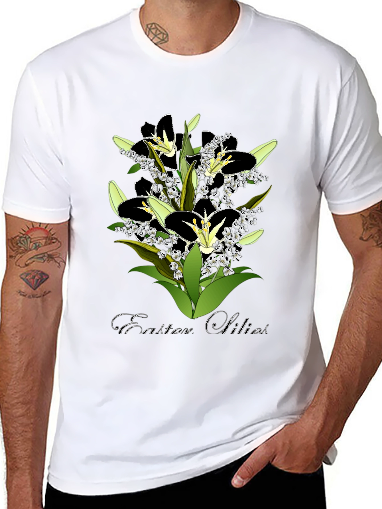 Easter Lilies Graphic T-Shirt