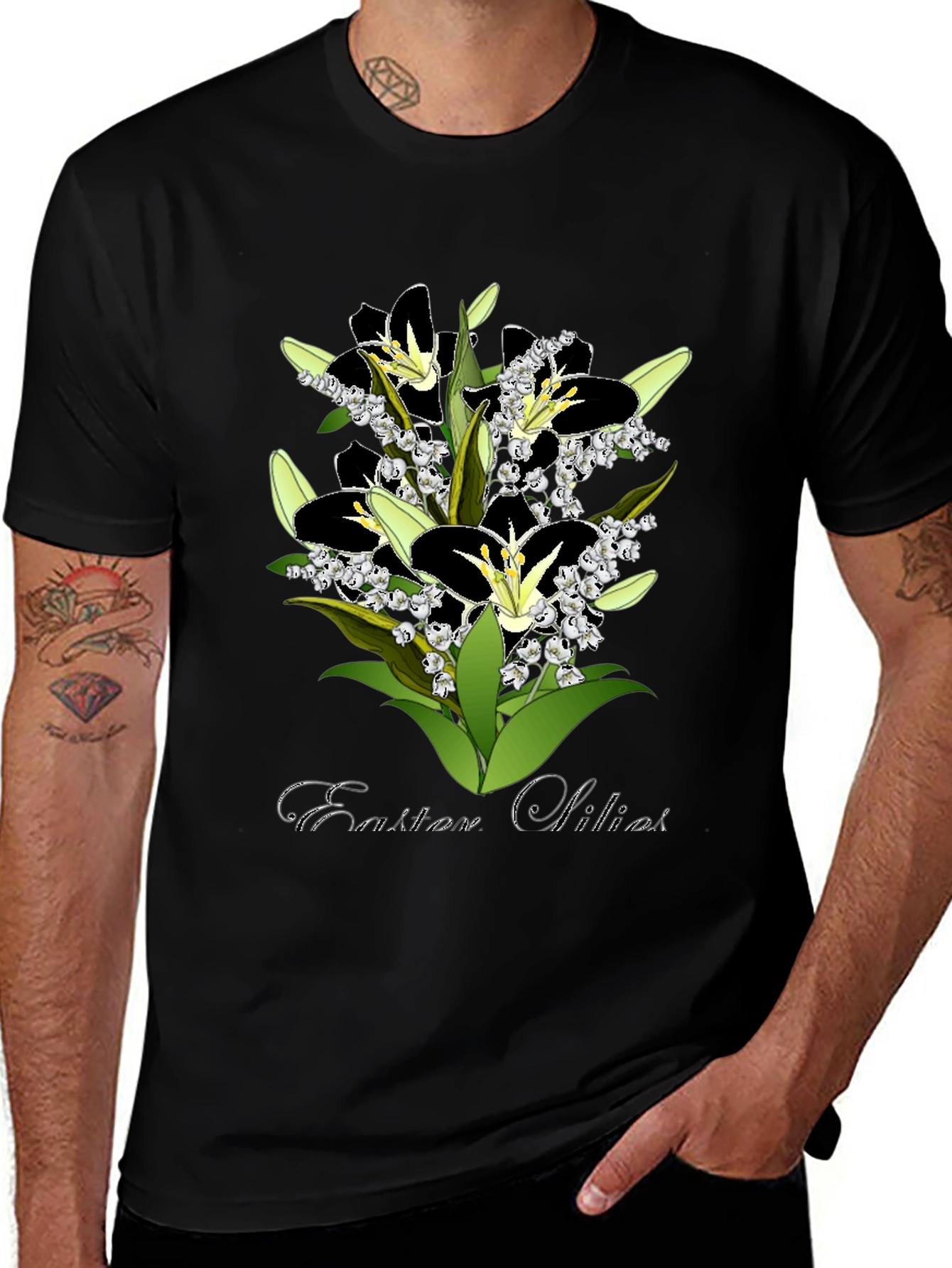 Easter Lilies Graphic T-Shirt