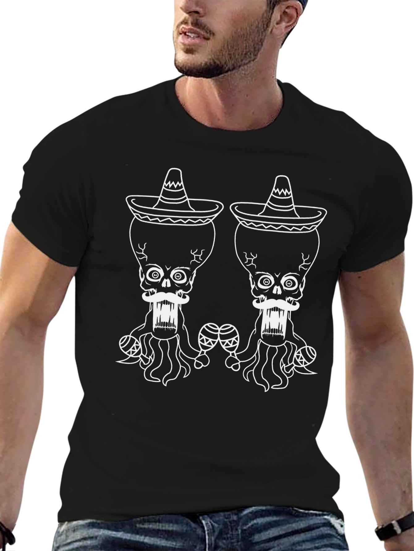 Dia de Los Muertos Skull T-Shirt