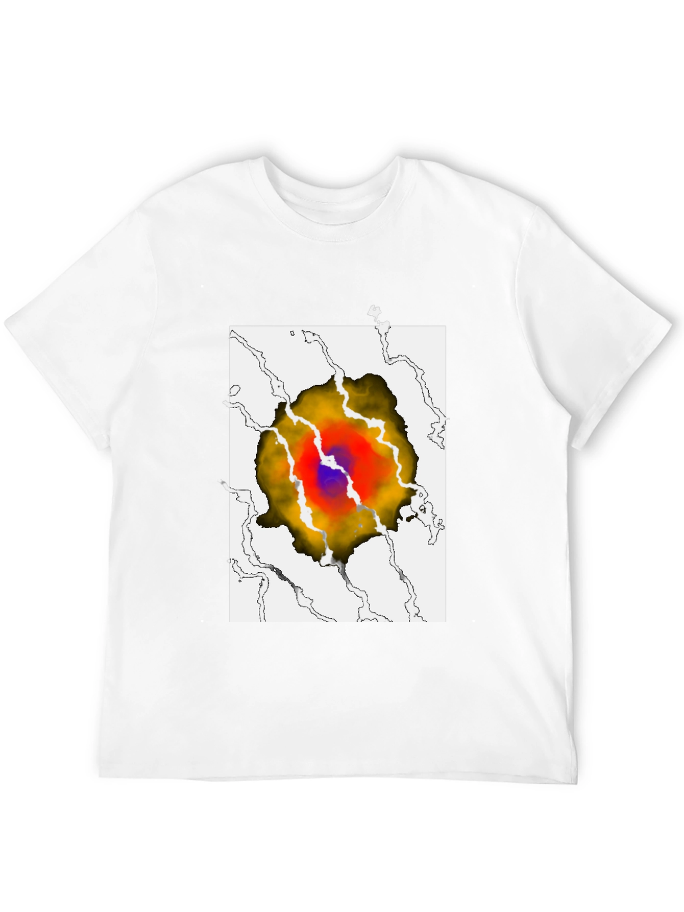 Eye-Catching Graphic Print T-Shirt