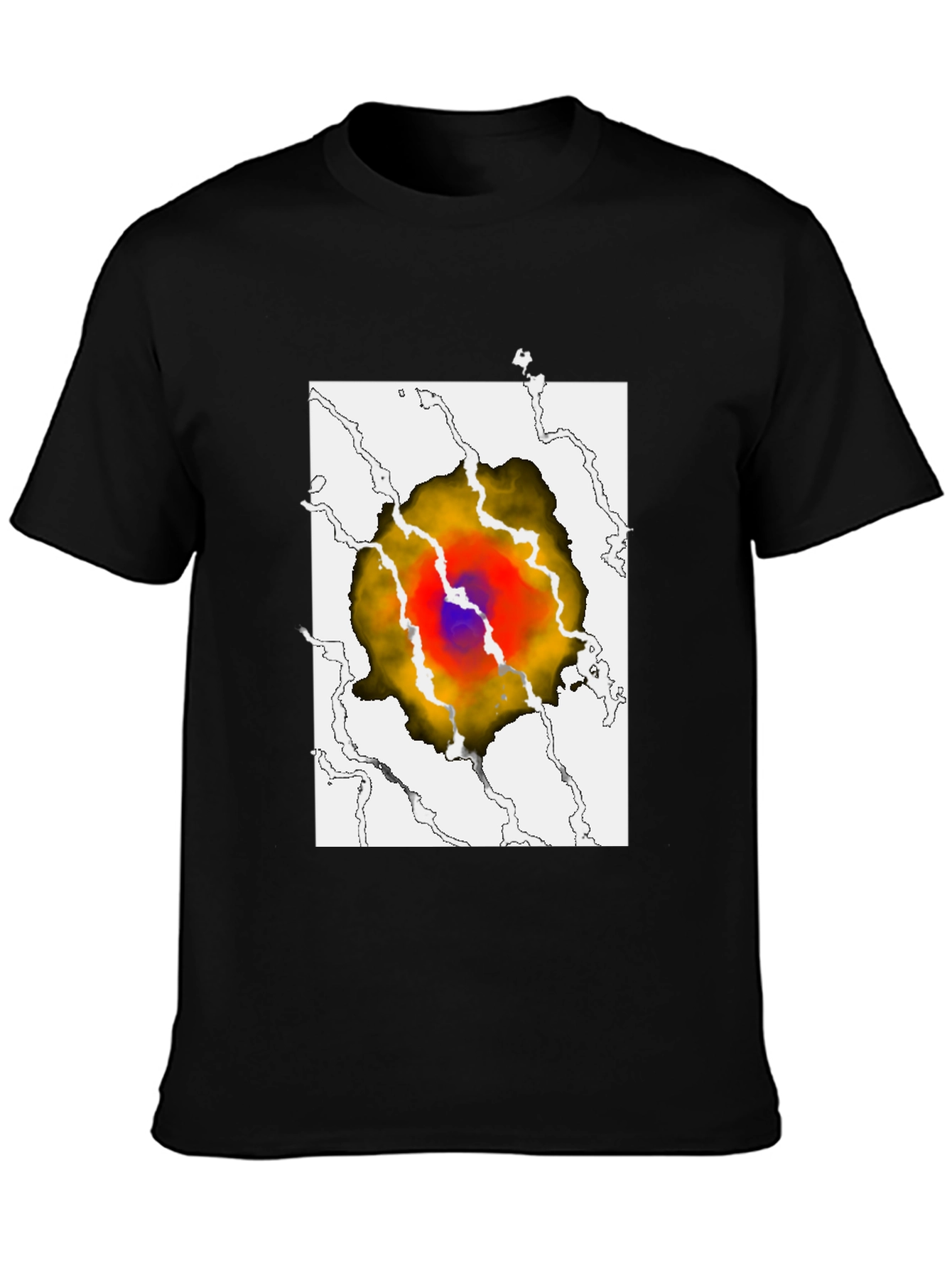 Eye-Catching Graphic Print T-Shirt