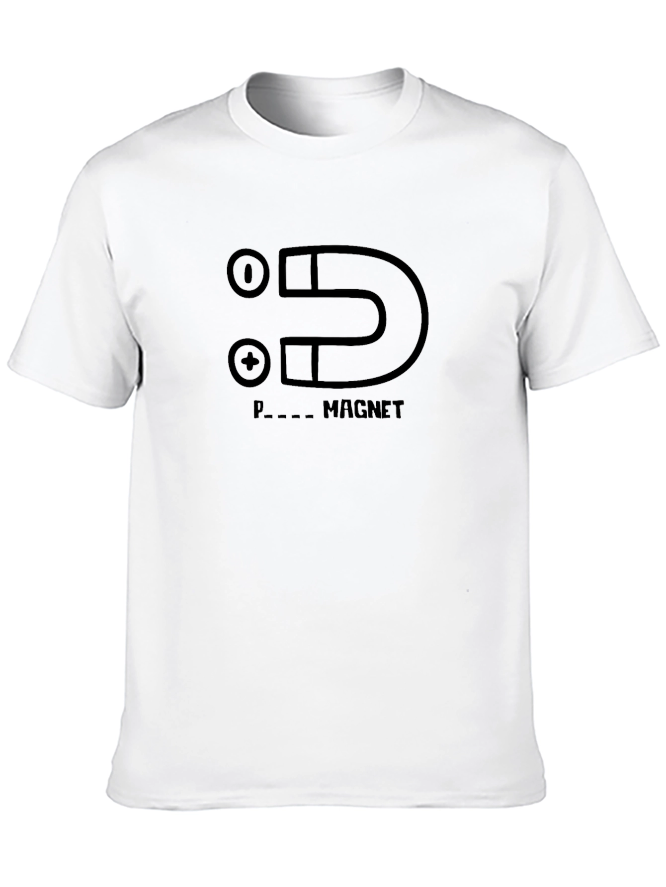Humorous P Magnet T-Shirt
