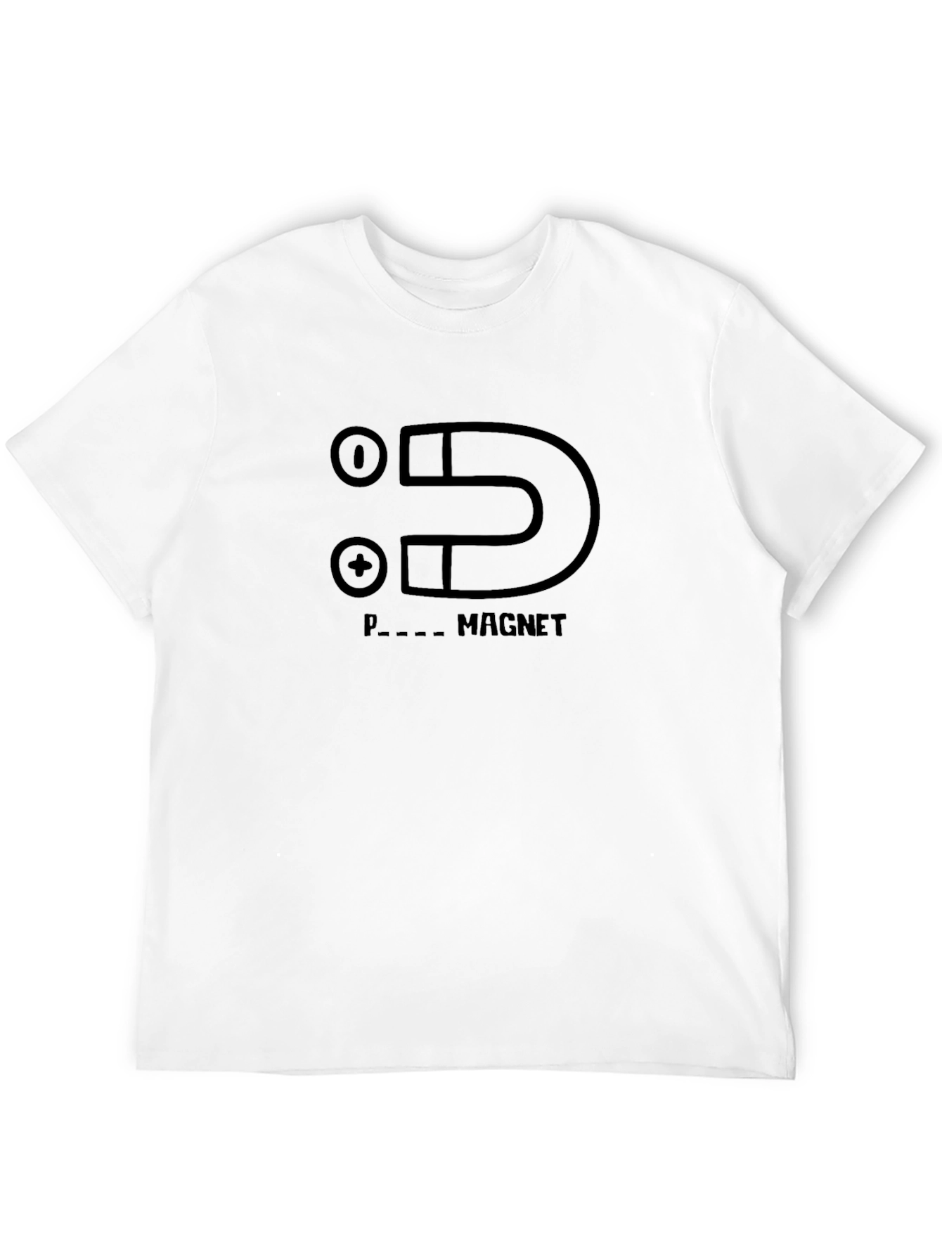 Humorous P Magnet T-Shirt