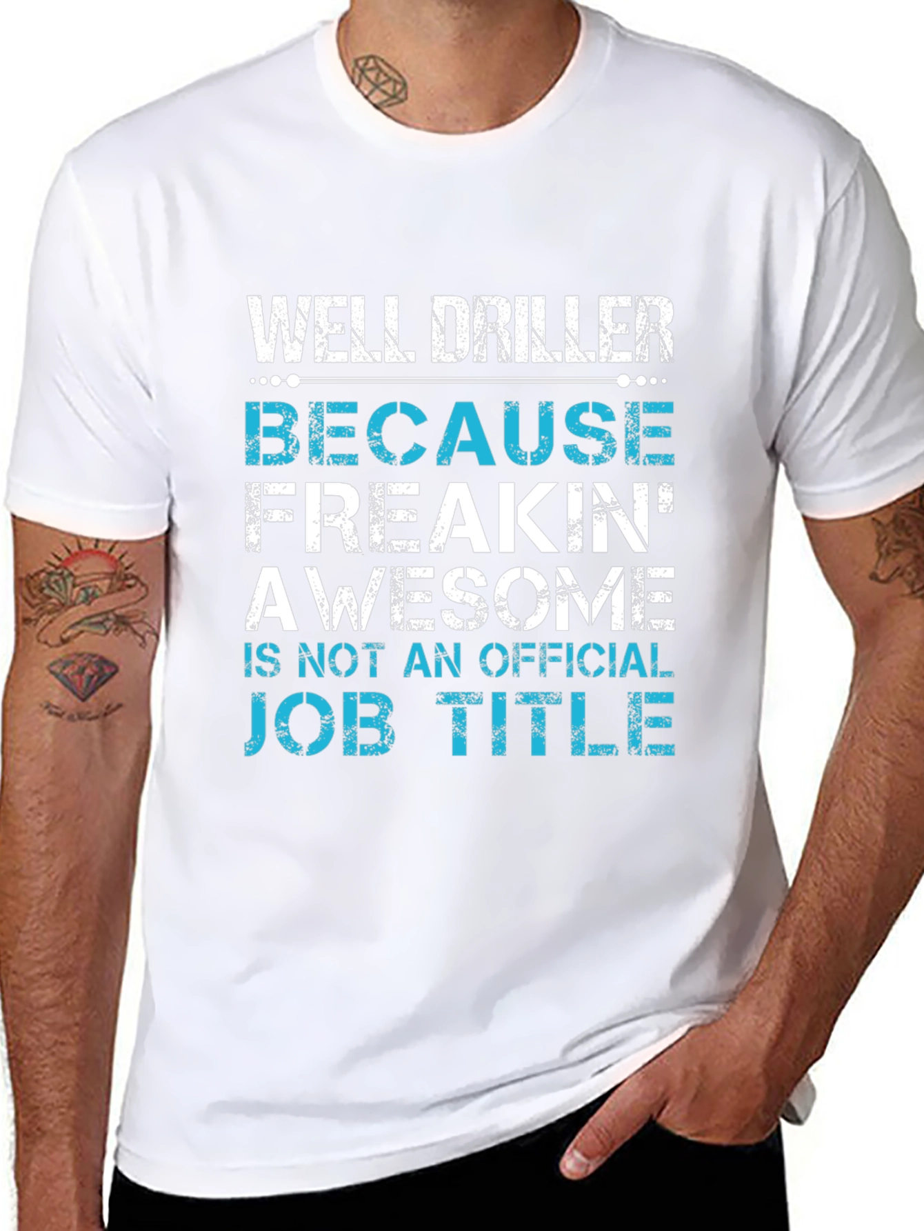 Well Driller Job Title T-Shirt