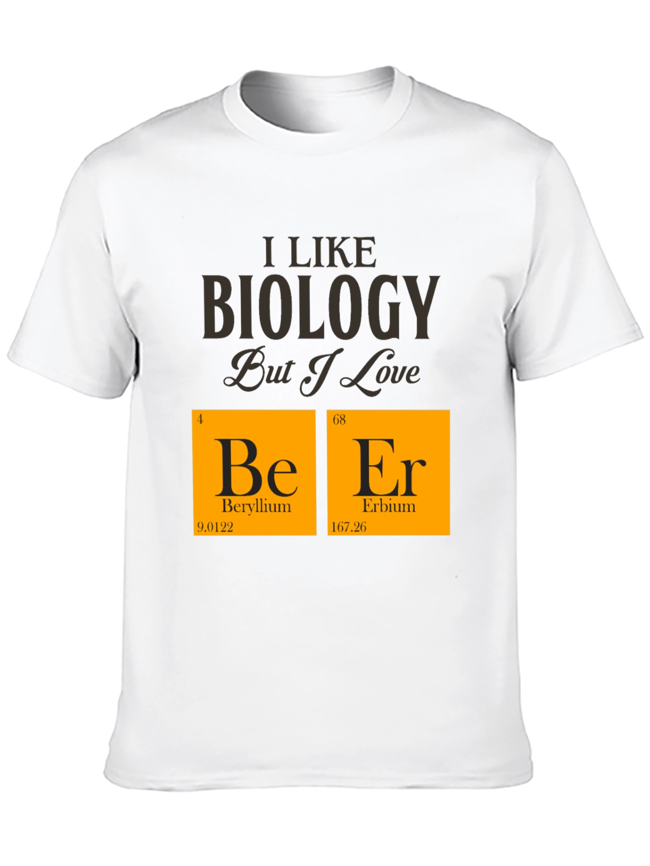 Biology & Beer T-Shirt - Science Humor Tee
