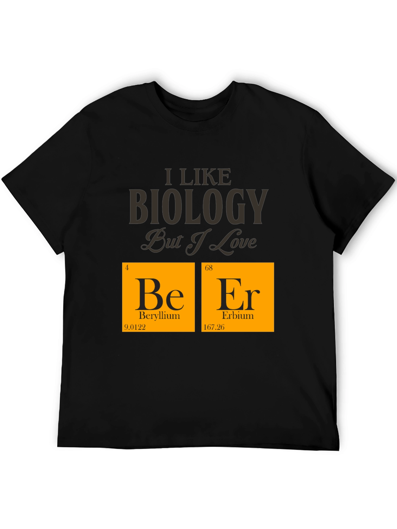 Biology & Beer T-Shirt - Science Humor Tee