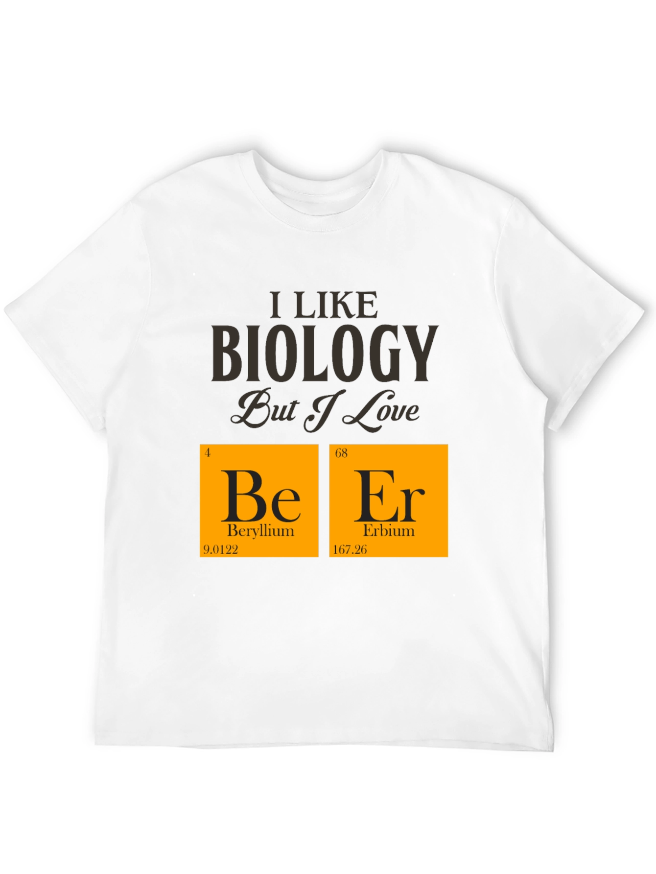 Biology & Beer T-Shirt - Science Humor Tee