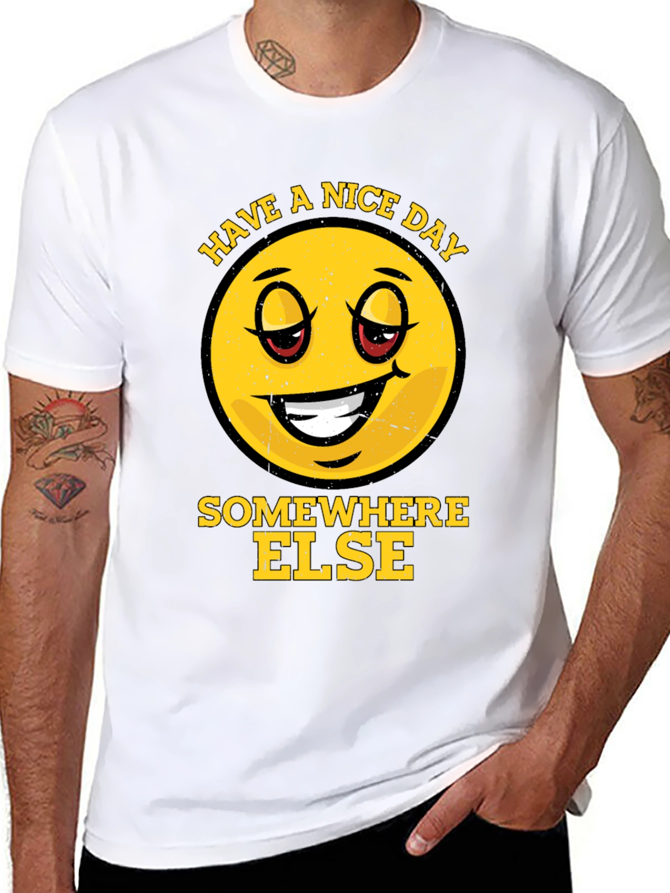 Have a Nice Day Somewhere Else Graphic Tee