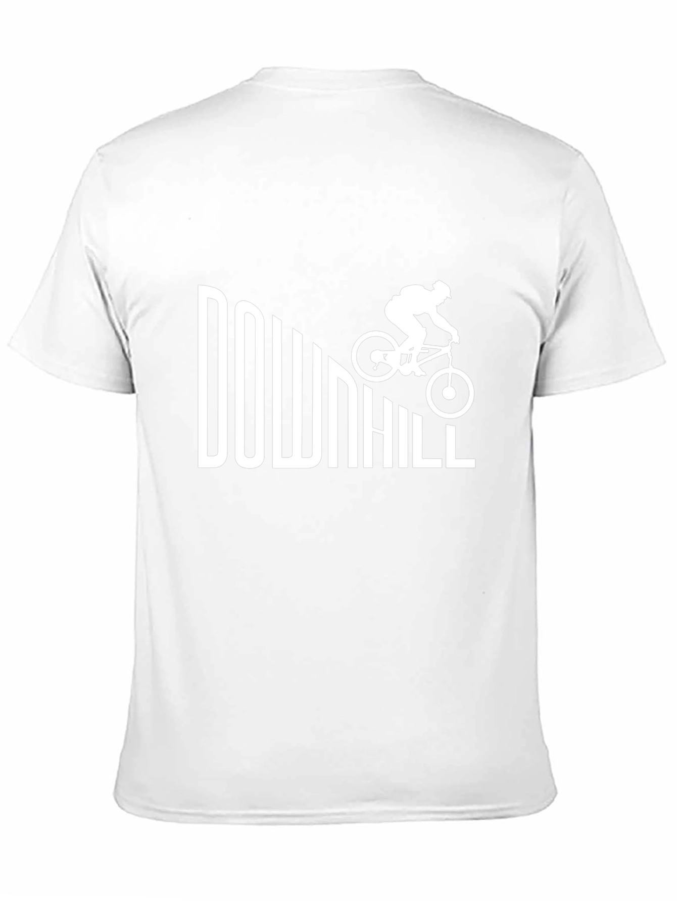 Downhill Biking Graphic Tee - Black