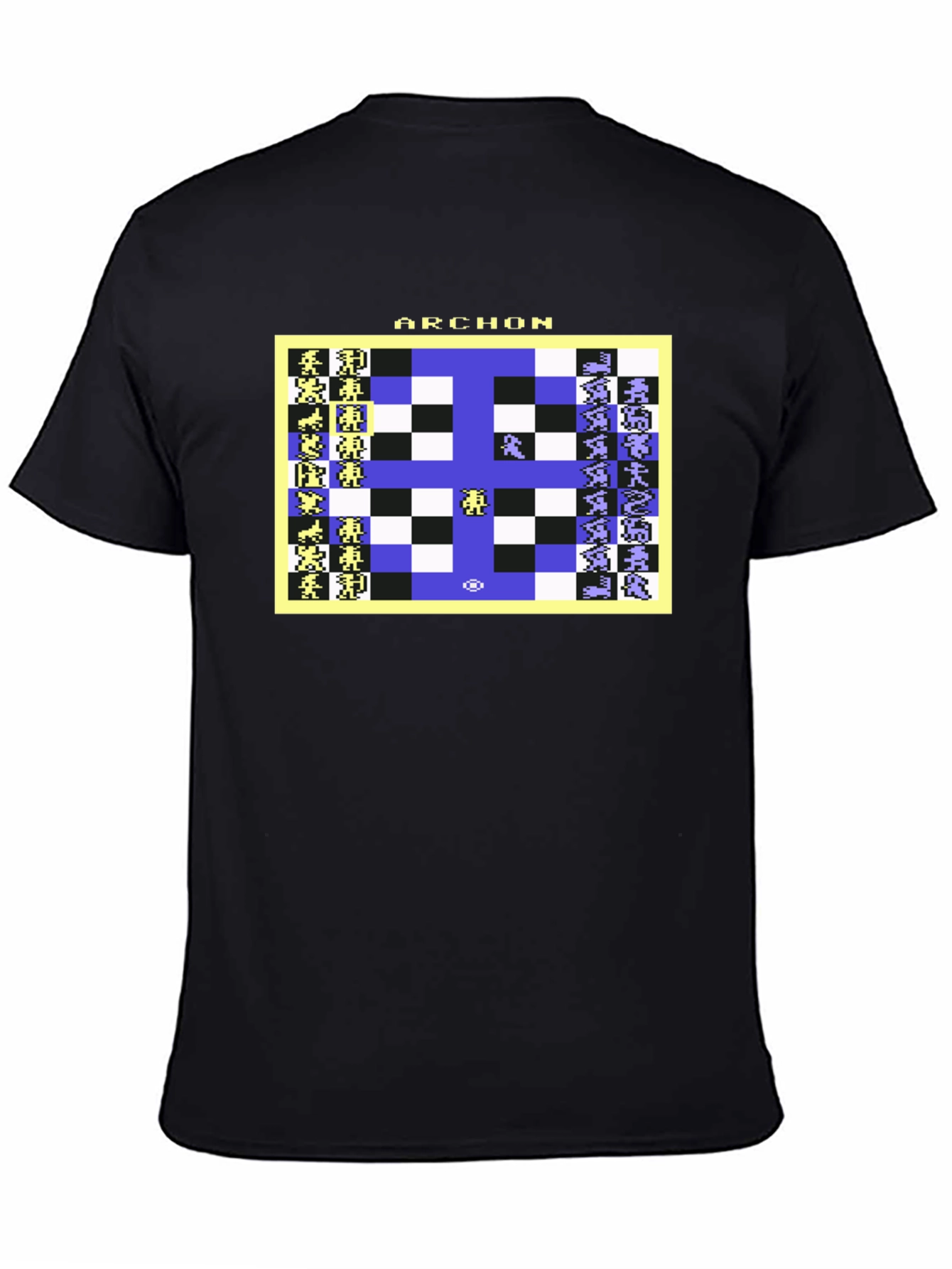 Archon Chess Game T-Shirt - Retro 8-Bit Design