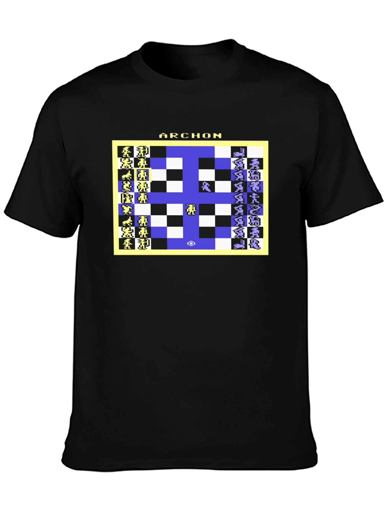 Archon Chess Game T-Shirt - Retro 8-Bit Design