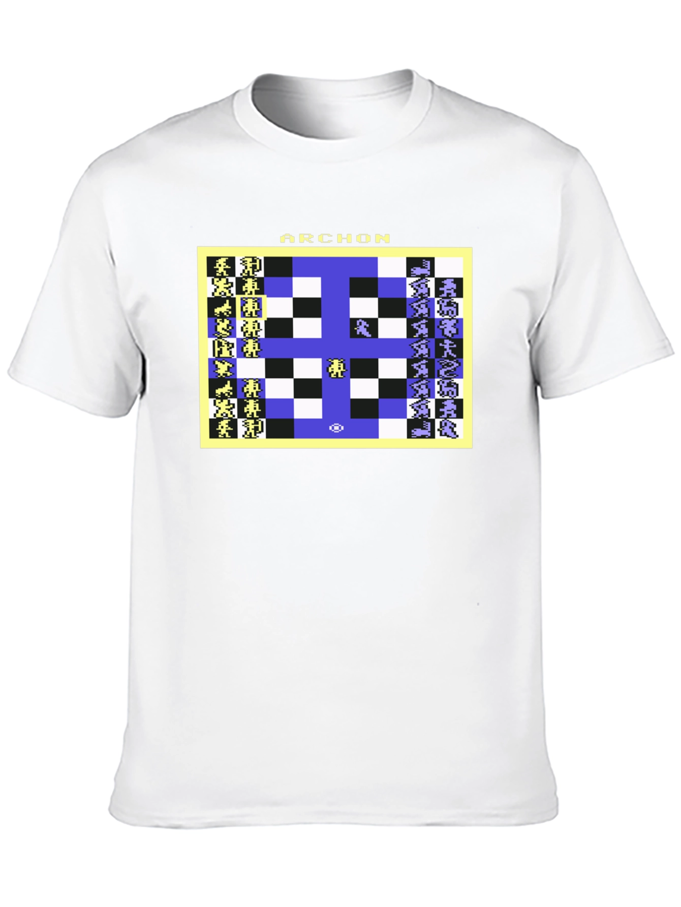 Archon Chess Game T-Shirt - Retro 8-Bit Design