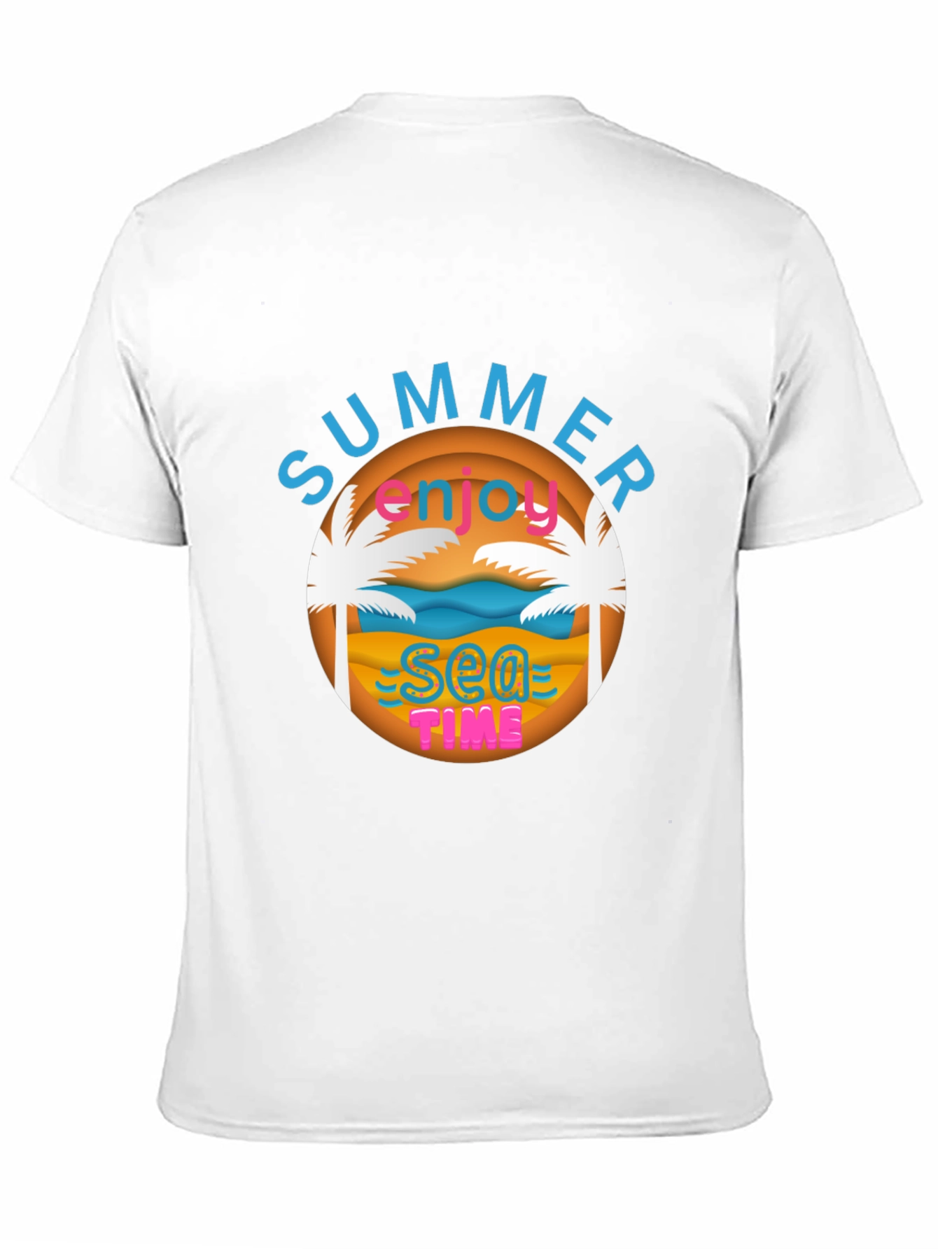Summer Sea Time Graphic T-Shirt